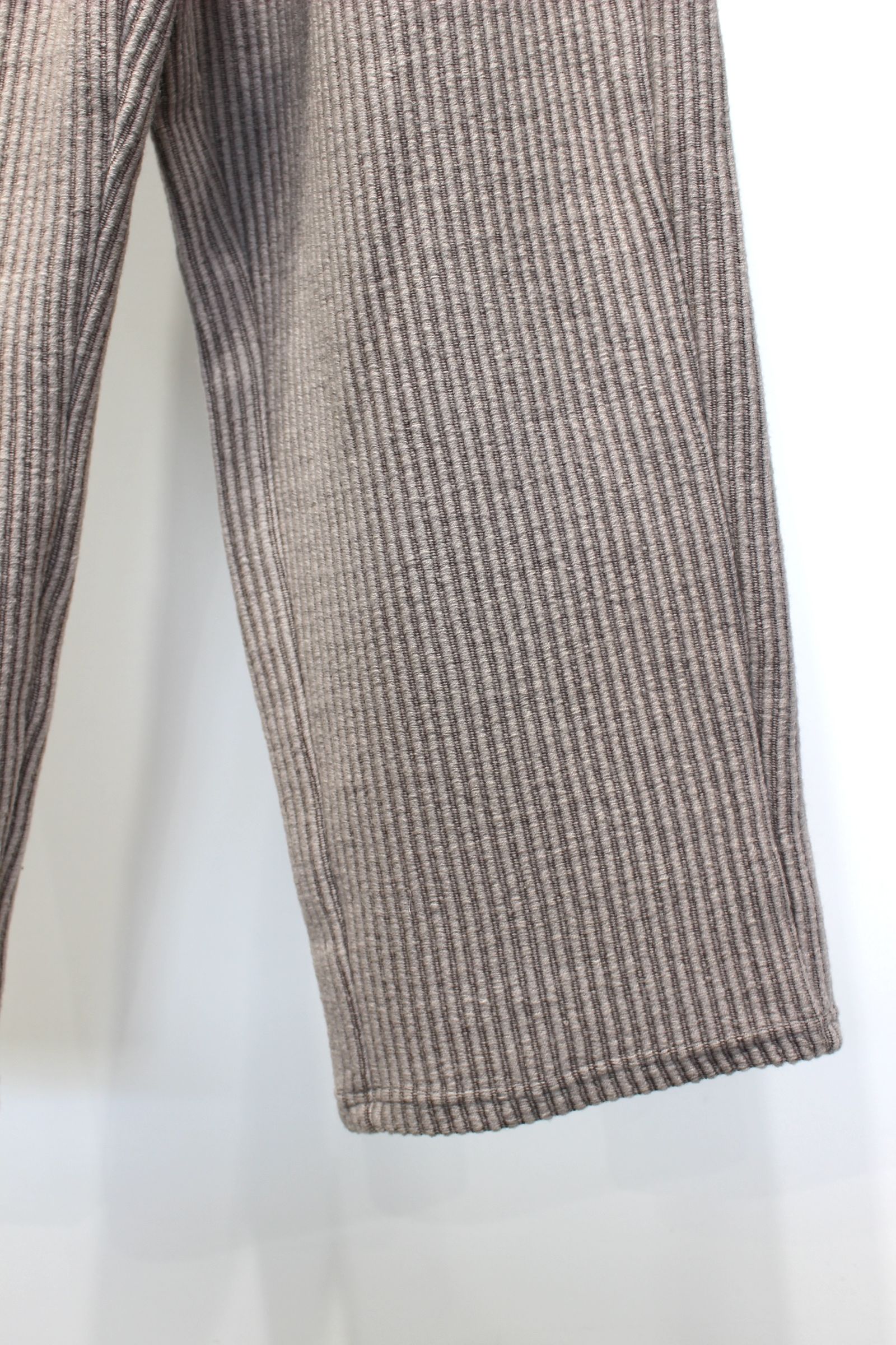 [ラスト1点] WOOLCORD BELTLESS SLACKS | SAND | スラックス
