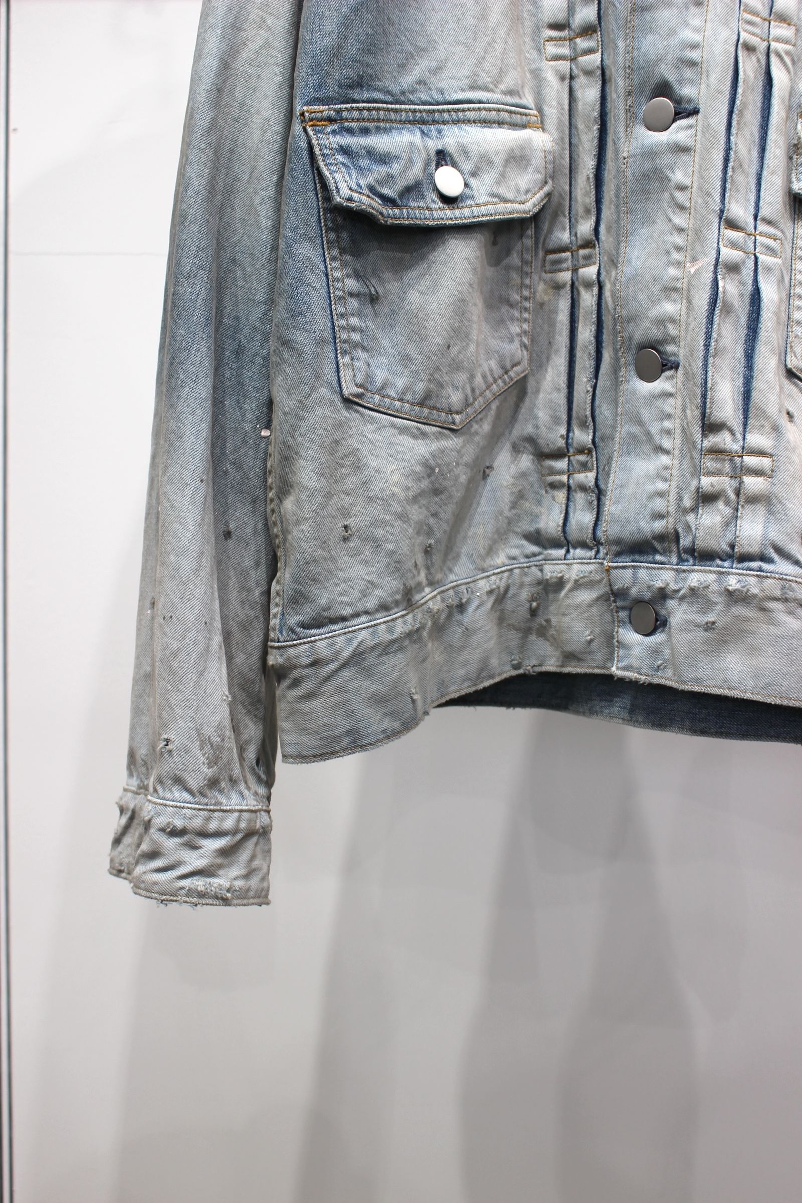 [ラスト1点] AGING DENIM JACKET | L.INDIGO | デニムジャケット