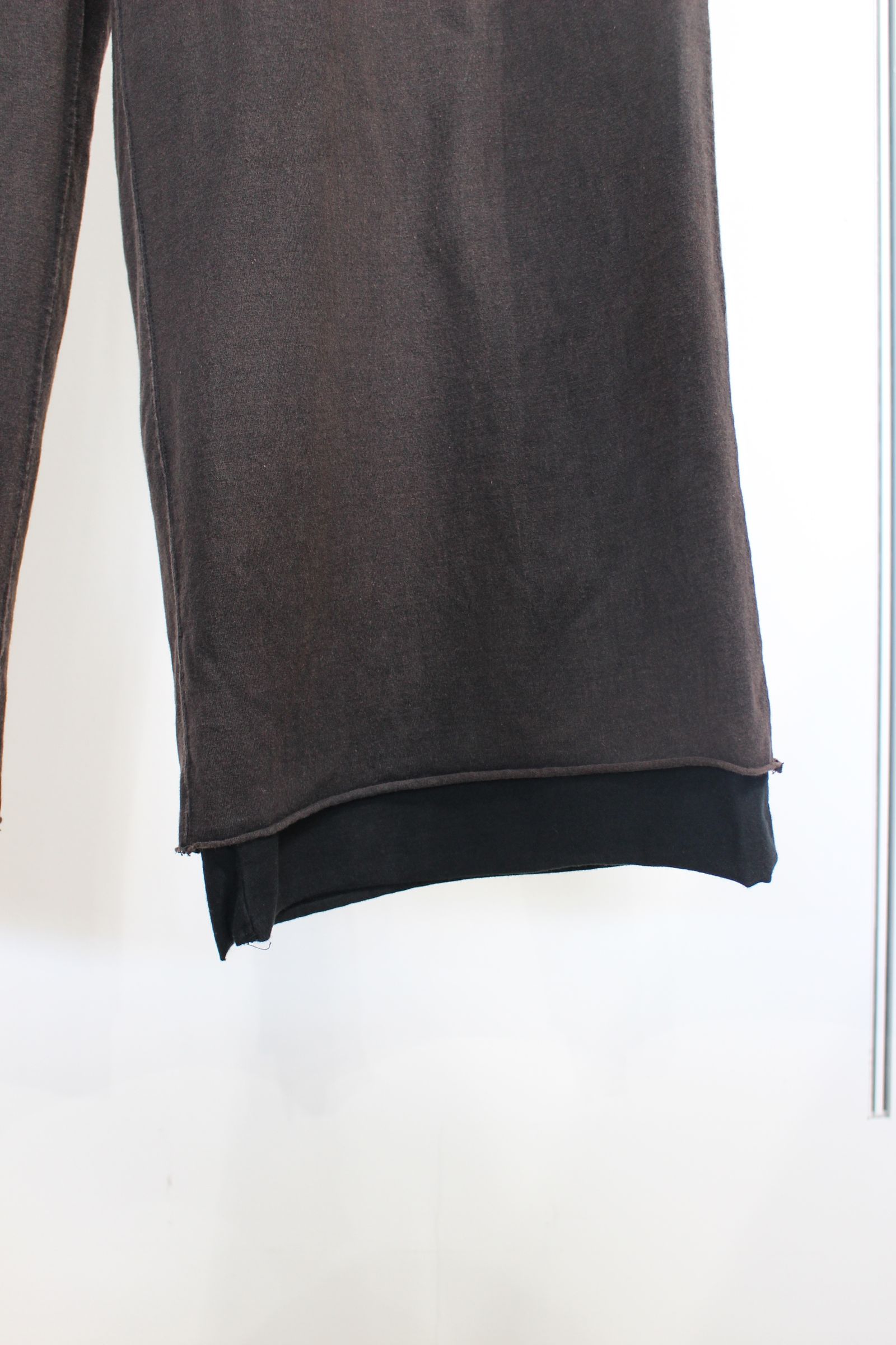 ANCELLM - FADED DRAPE WIDE EASY CUT SLACKS | BLACK ANCELLM - FADED DRAPE WIDE EASY CUT SLACKS | BLACK