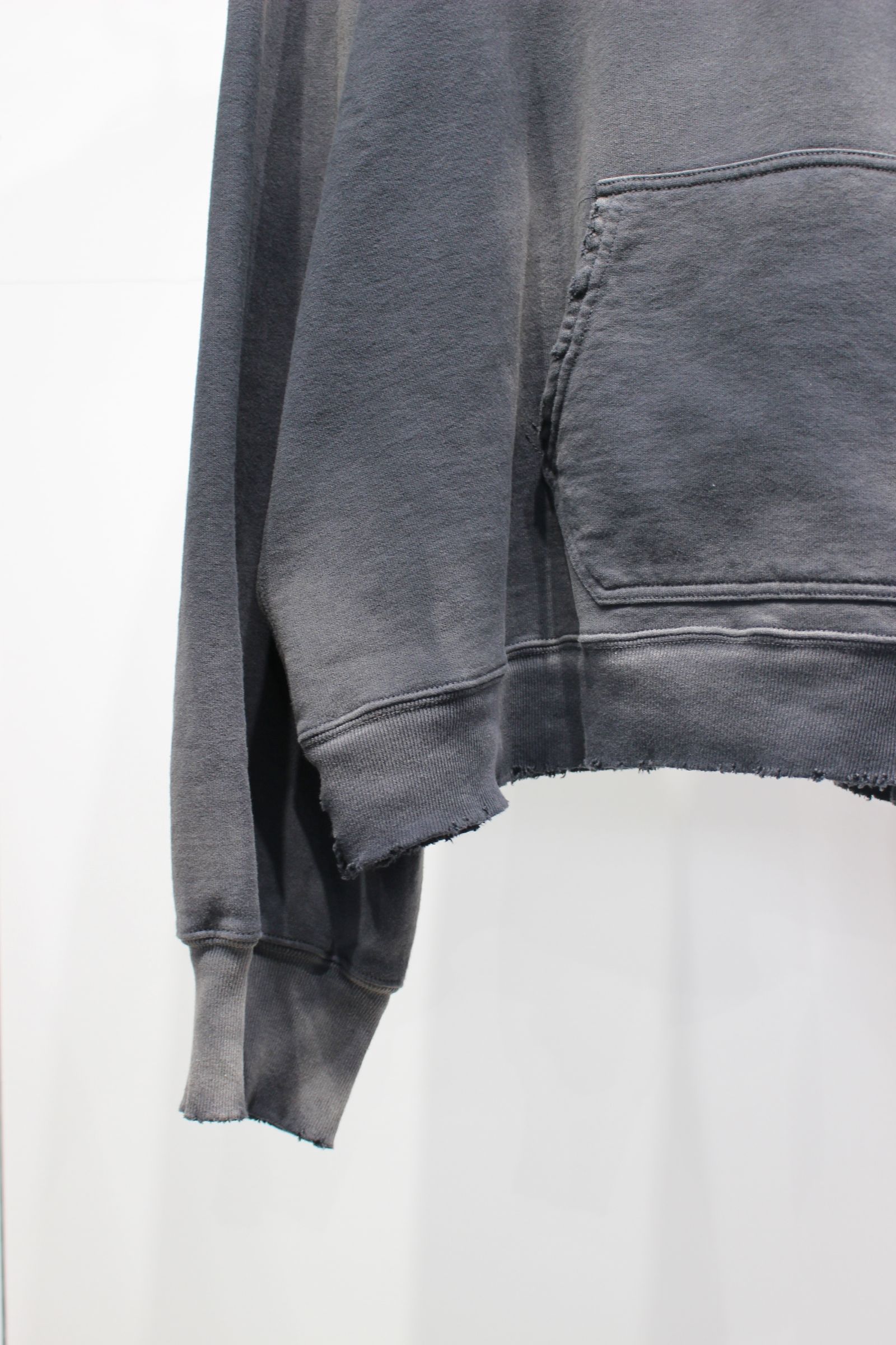 LIGHT LOOP ZIP HOODIE | BLACK | ジップパーカー