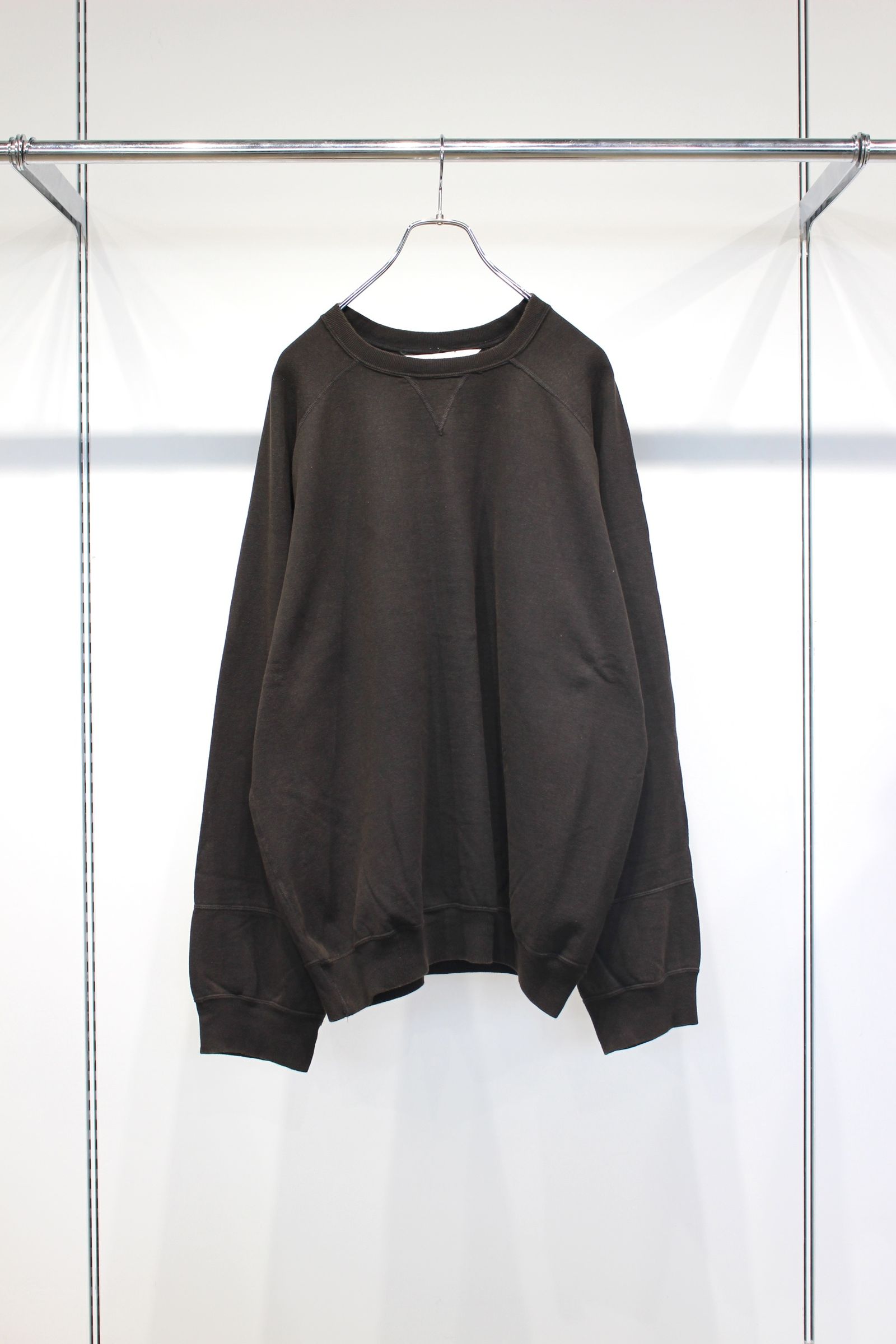 FLEECE-LINED SWEAT SHIRT | BLACK | スウェット