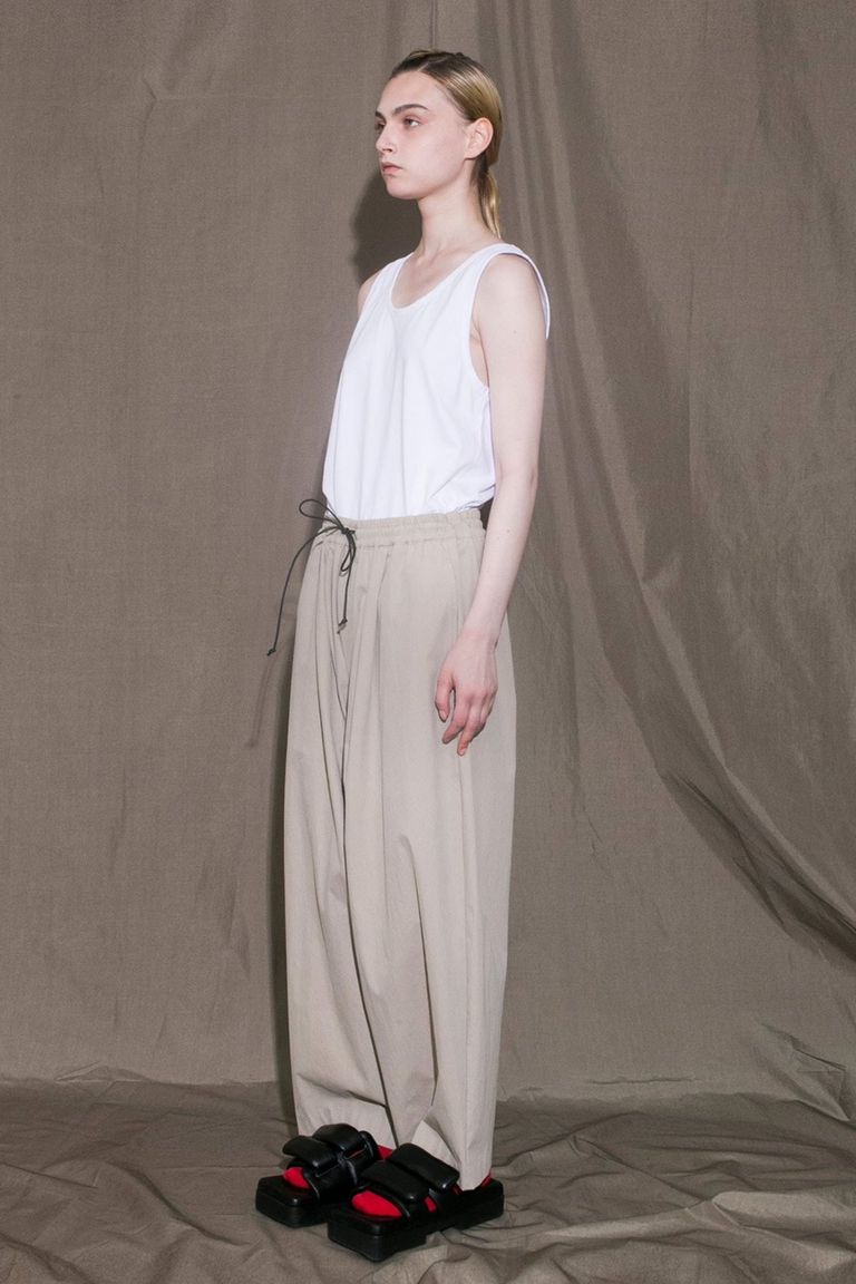 my beautiful landlet - COTTON NYLON BIO PEACH WIDE EASY PANTS/ワイドイージーパンツ |  NapsNote