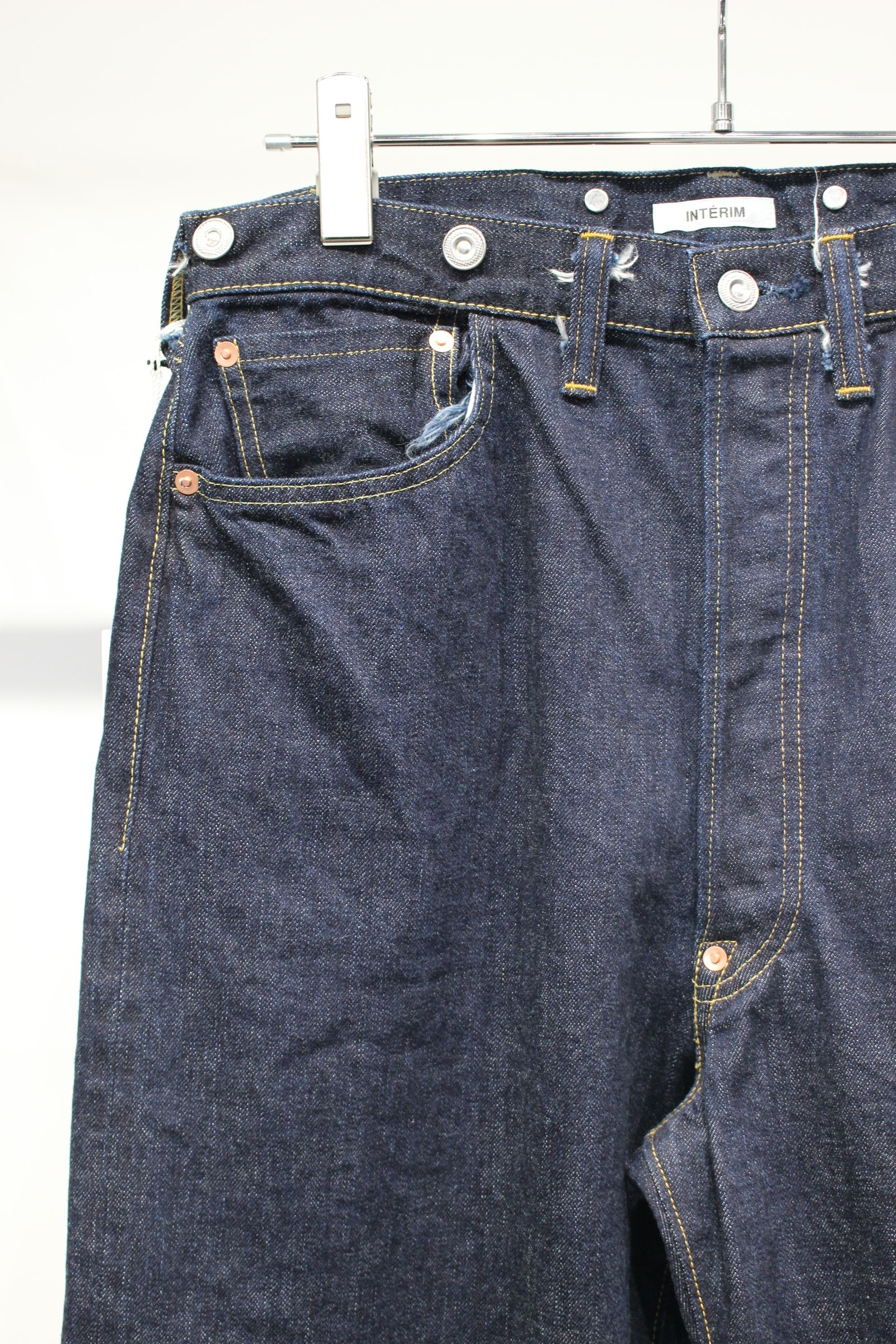 NATURAL INDIGO SHUTTLE DENIM SINGLE NEEDLE 201 No2 JEANS | NAVY | デニムパンツ