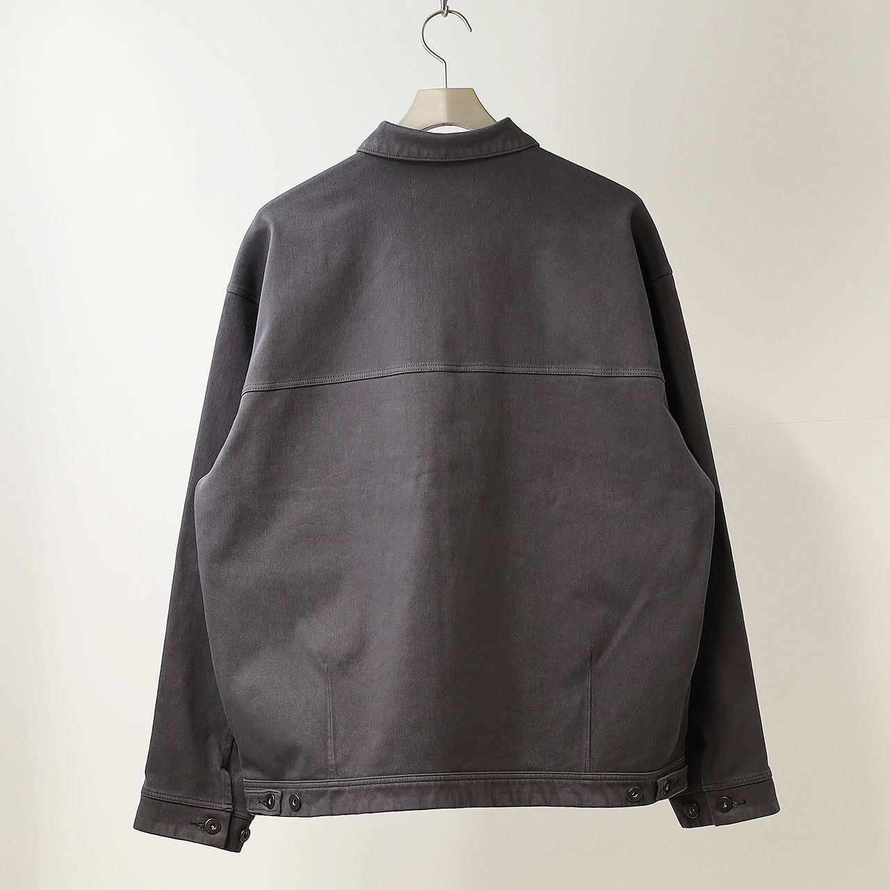 DENIM TRUCKER JACKET -slate gray- | SLATE GRAY | ニットデニム
