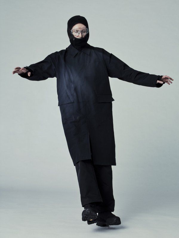 FLEECE BALACLAVA HOODIE/BLACK