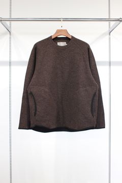 KNIT-SAWN P/O/BROWN