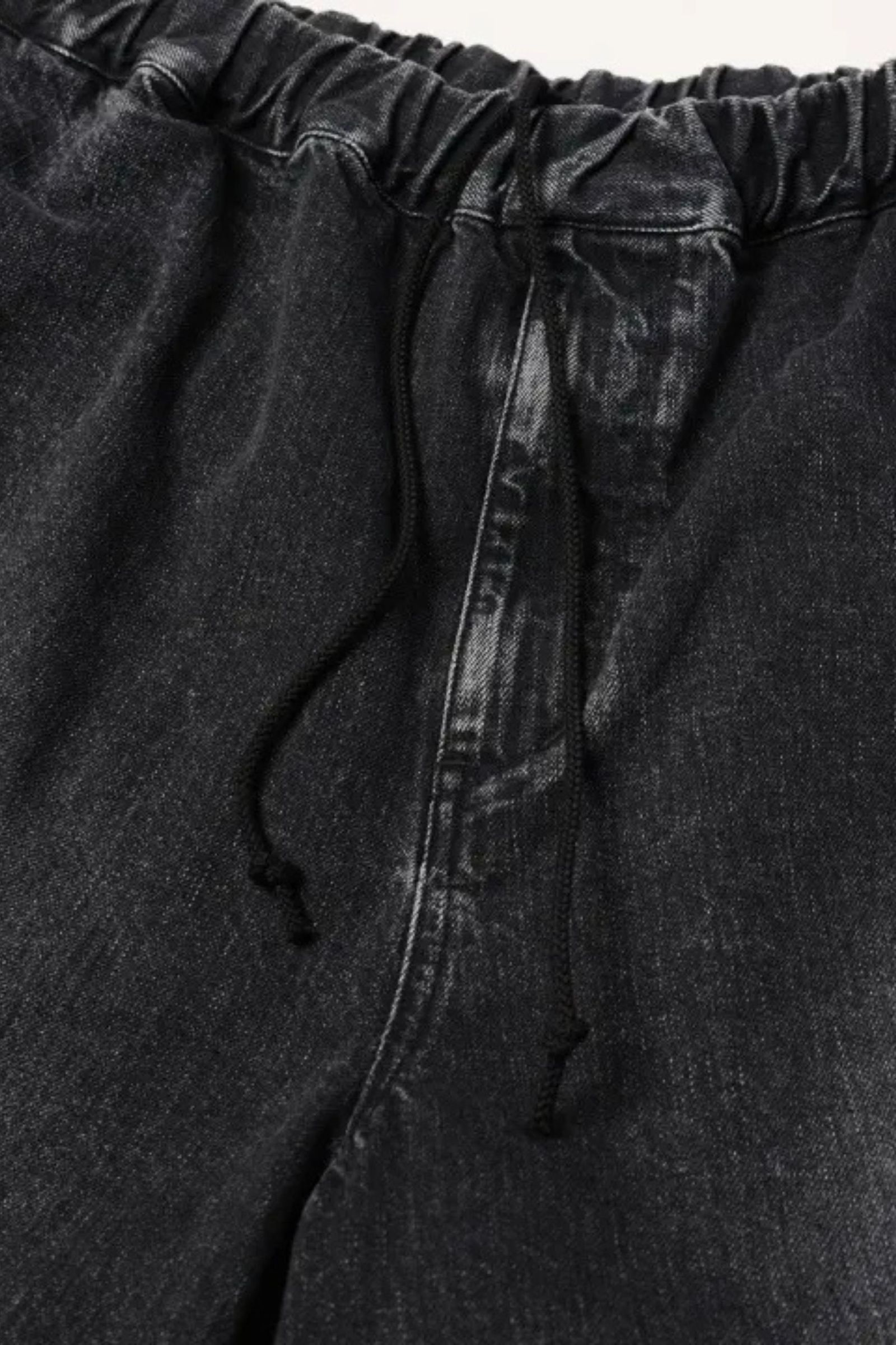 [ラスト1点] PARACHUTE DENIM PANTS | BLACK | デニム