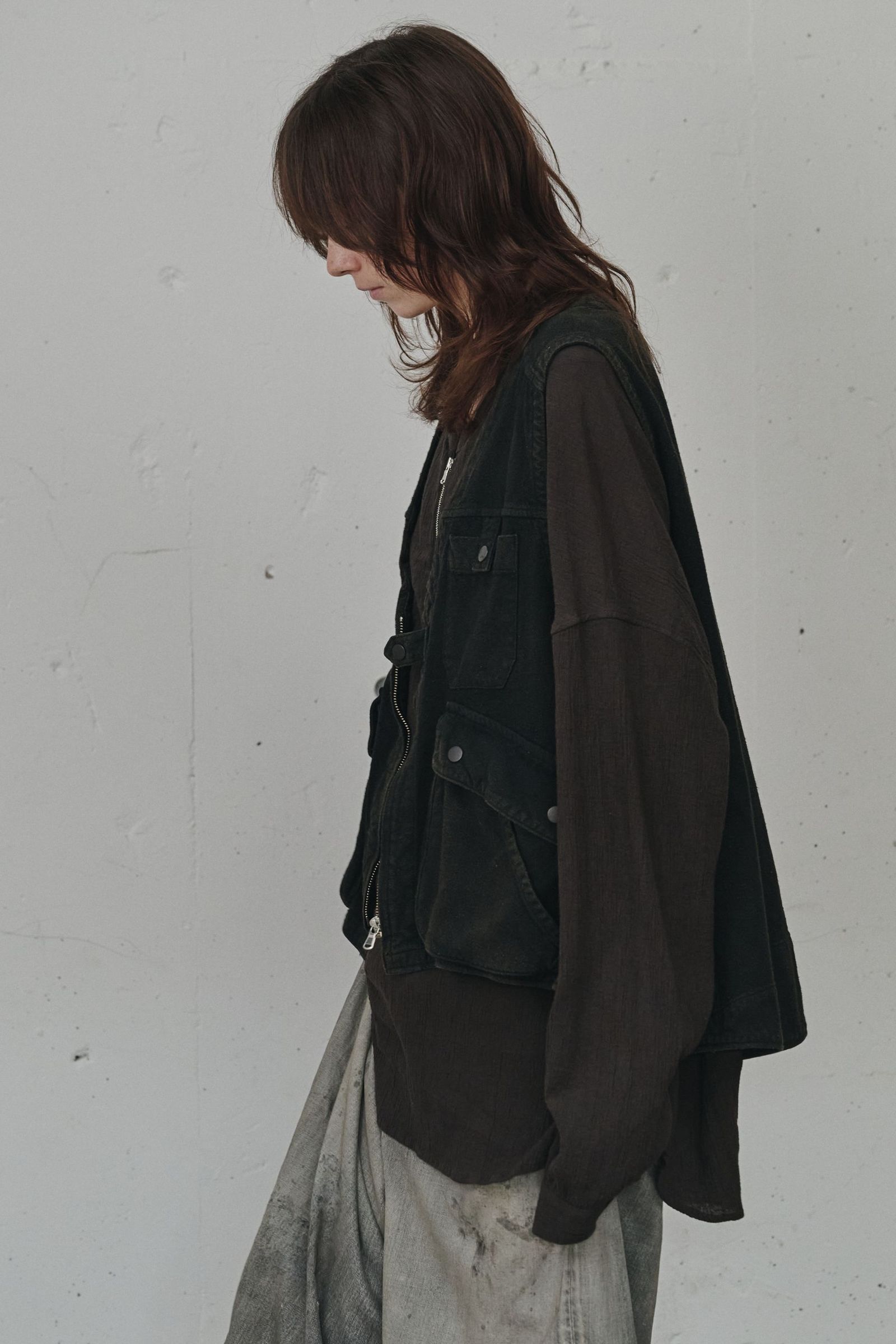C/R DUCK UTILITY VEST | BLACK | ベスト