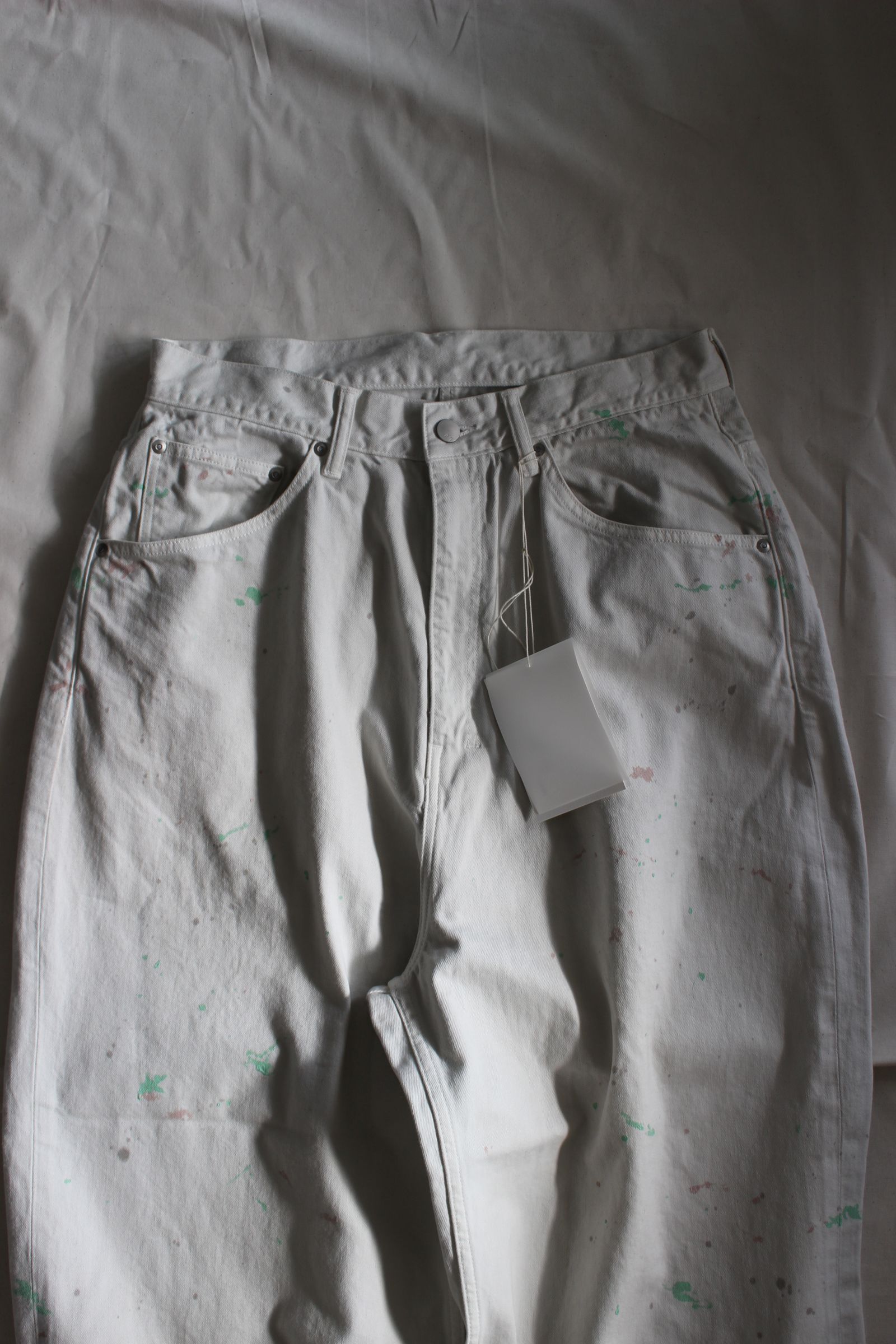 パンツ ANCELEM AGING WIDE 5P DENIM PANTS(WHITE) AGING WIDE 5P DENIM PANTS(WHITE) – ANCELLM