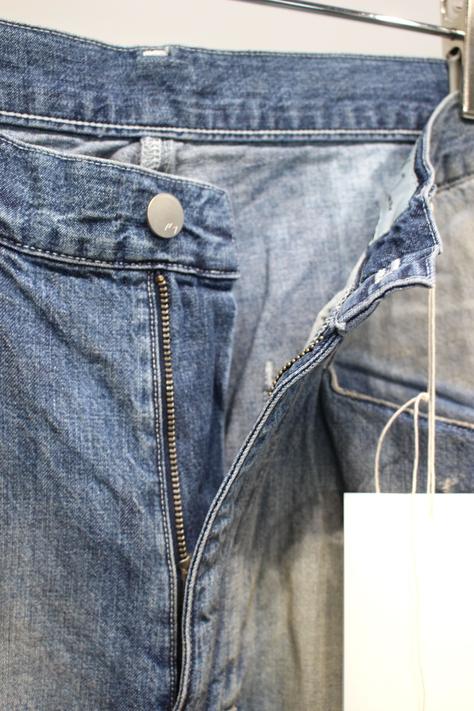 DENIM WIDE SLACKS | INDIGO | デニムパンツ