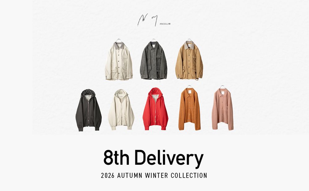 ANCELLM 26  AW 8th Delivery | New Item