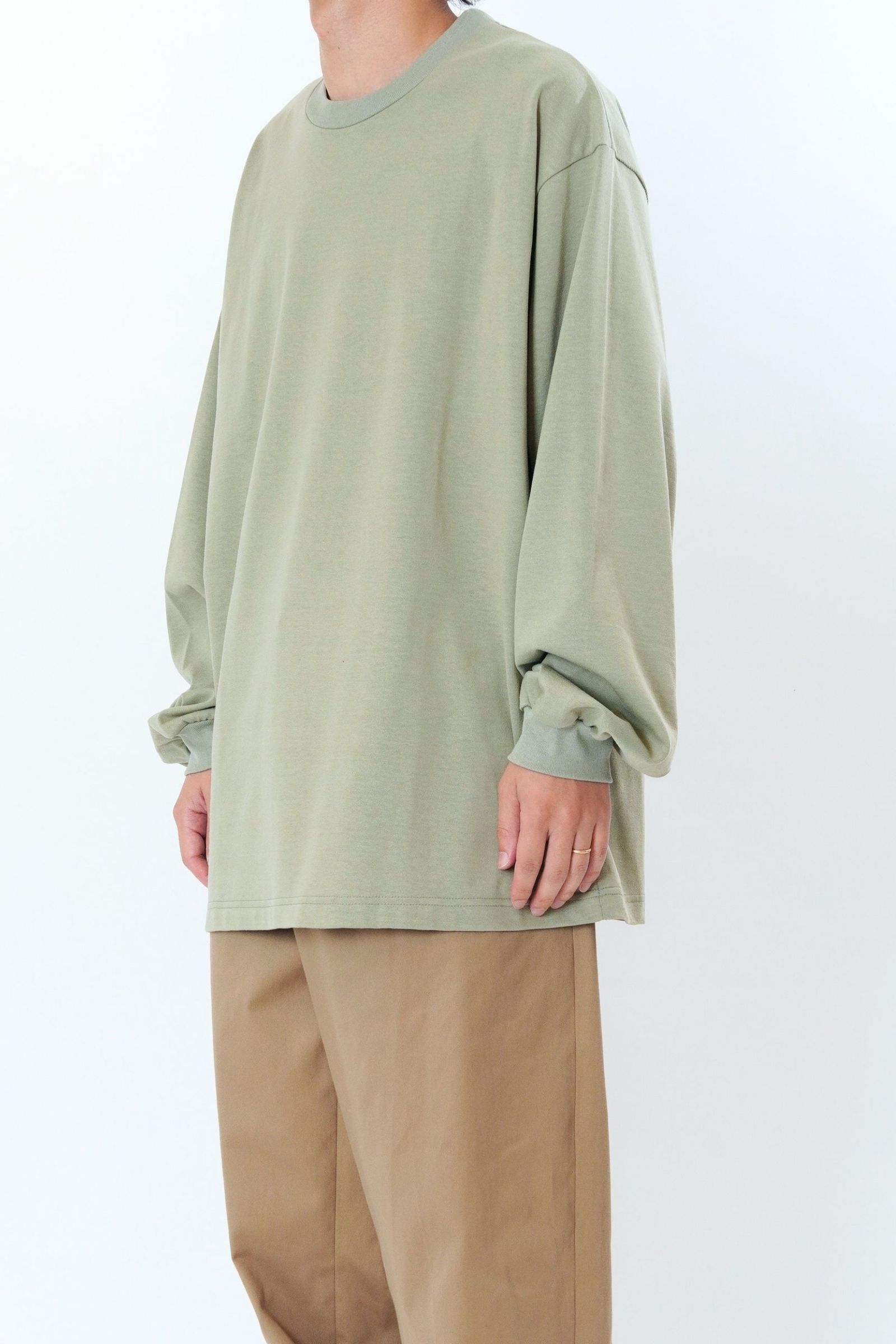 L/S T-SHIRTS | MOSS GREEN | カットソー