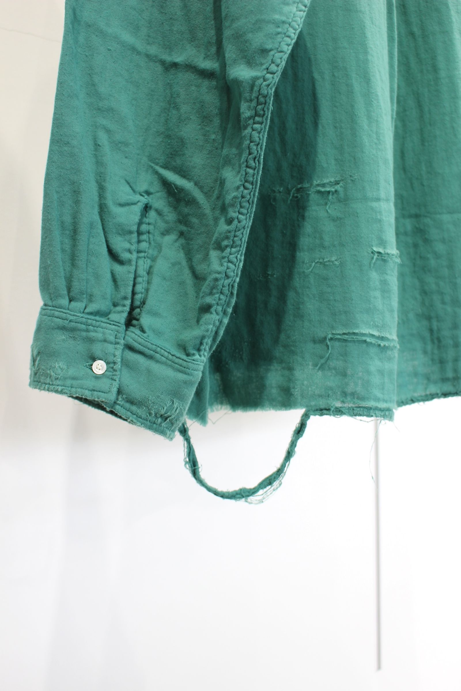 DOUBLEGAUZE CRASH LS SHIRT/GREEN