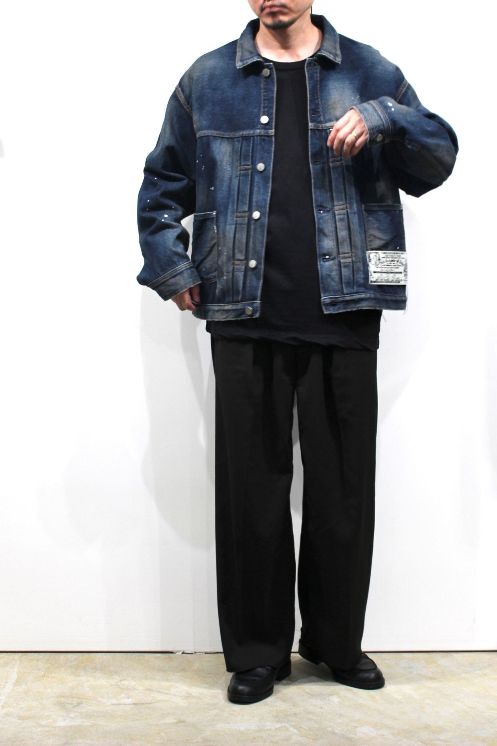 JieDa DENIM SHORT JACKETジエダ デニムショートジャケット-