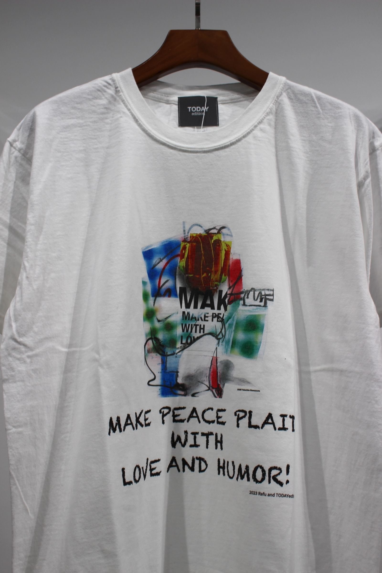 [ラスト1点] Band T-shirt | WHITE | Tシャツ