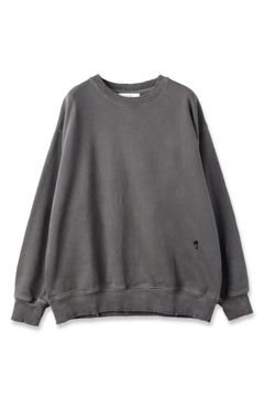 J LOGO DAMEGE SWEAT CREW | BLACK | スウェット