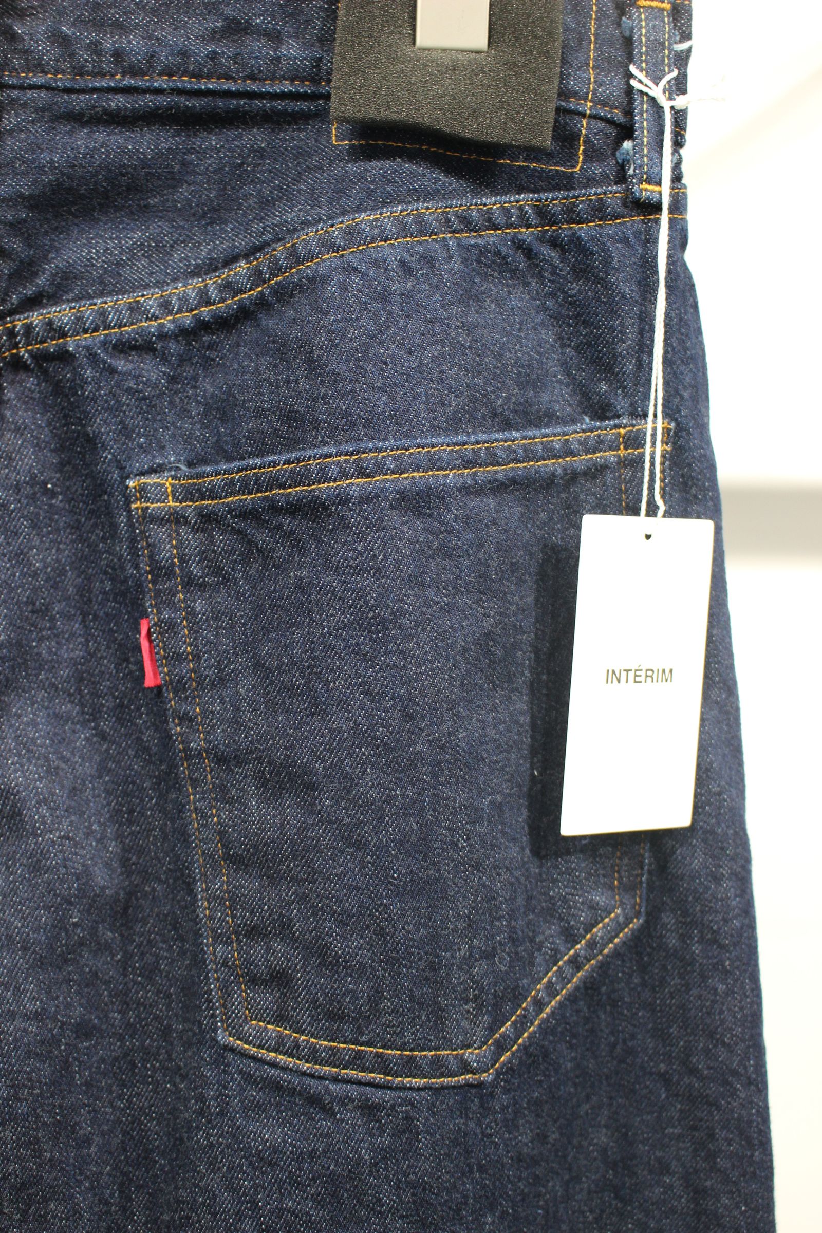 INTERIM - 40'S MIL BAGGY ZIPPED SHUTTLE DENIM TROUSERS/デニム