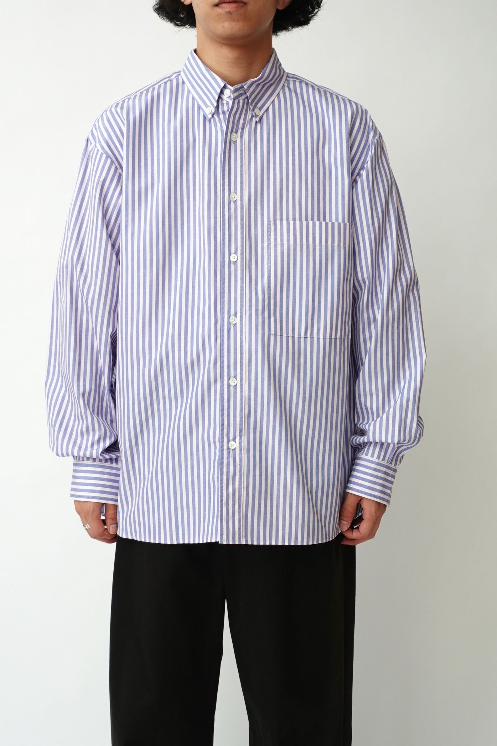 T.M. STRIPE BUTTON DOWN SHIRT/ボタンダウンシャツ