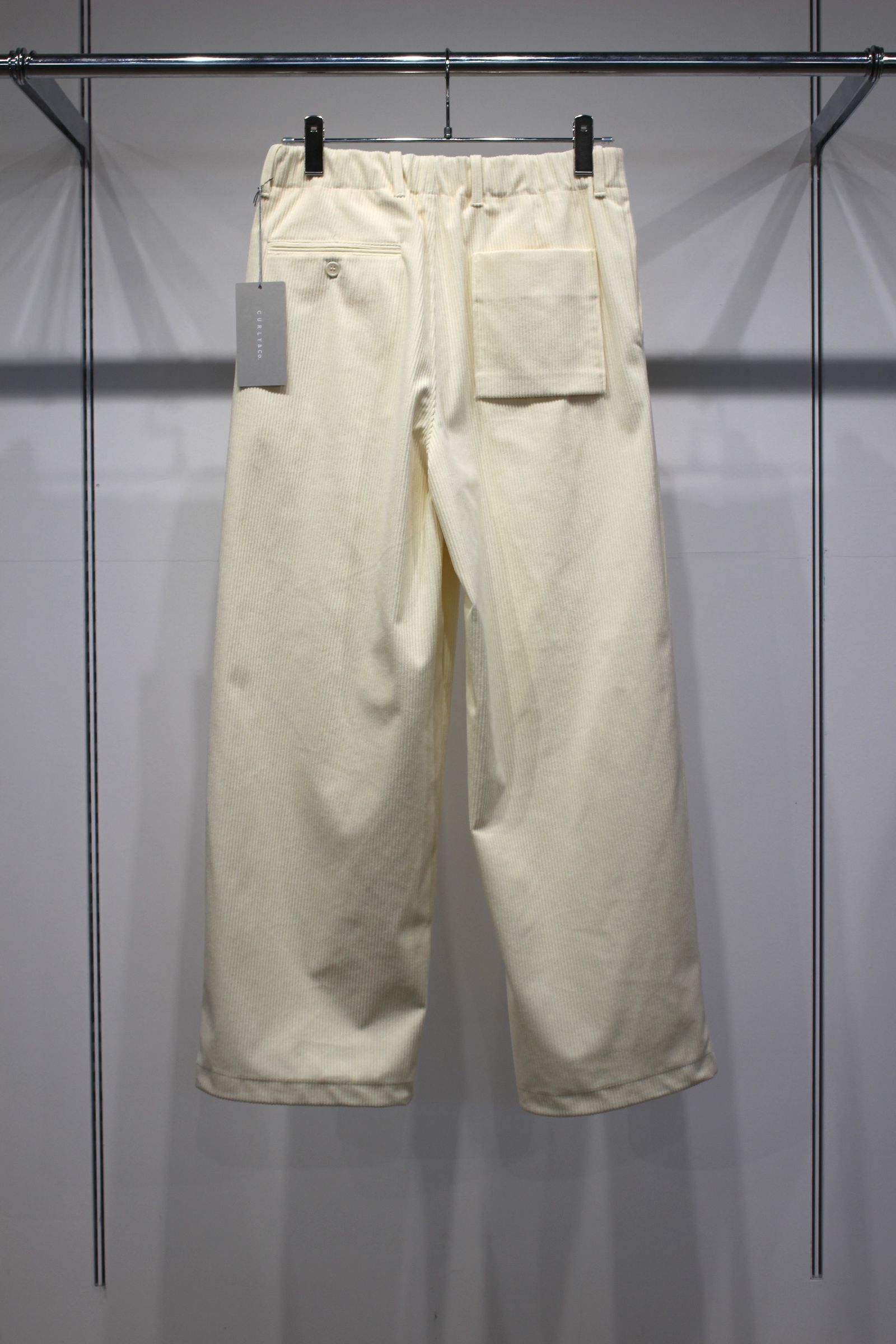 TRICOT CORDUROY PANTS | IVORY | コーデュロイパンツ