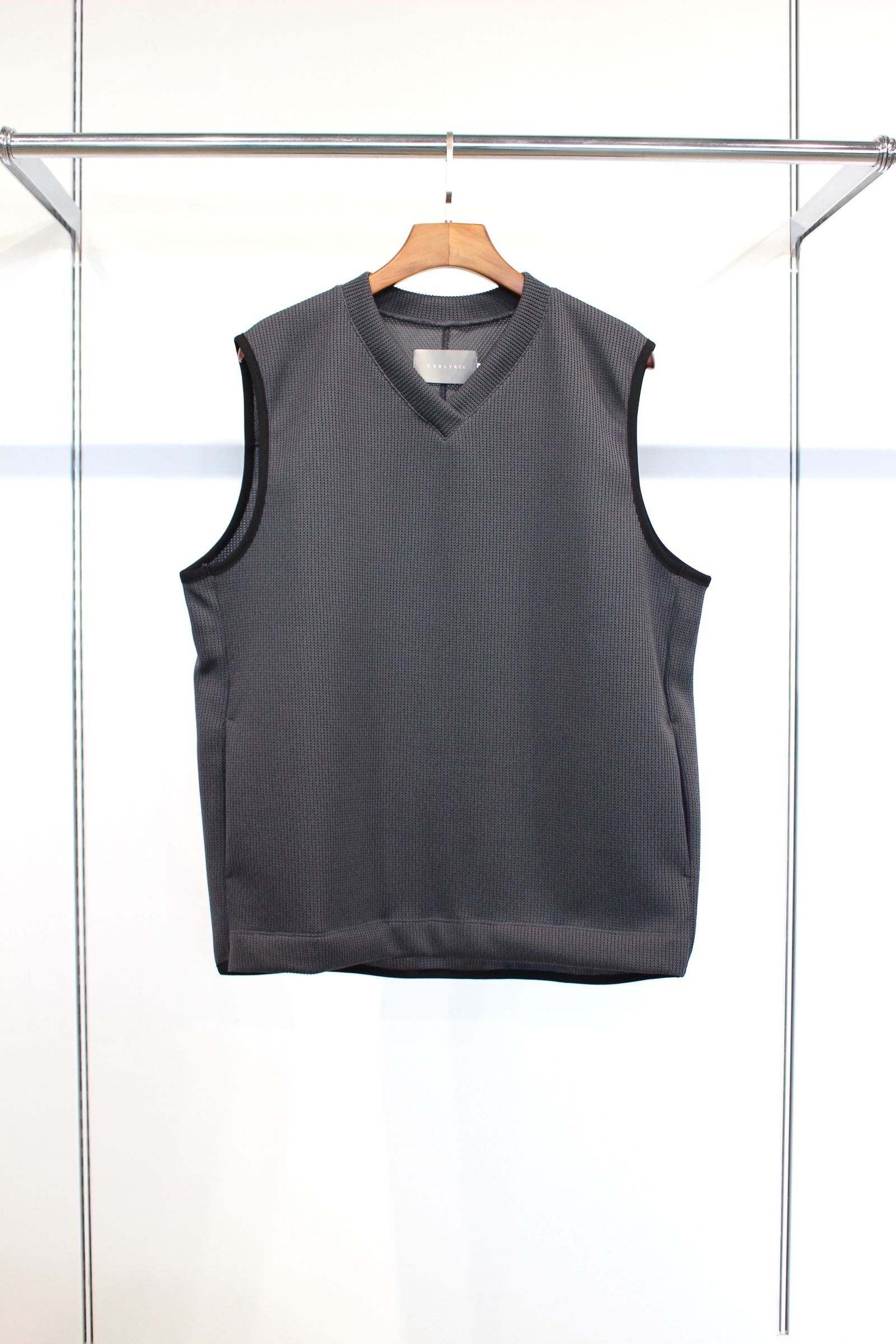 DRY KNIT VEST/GRAY