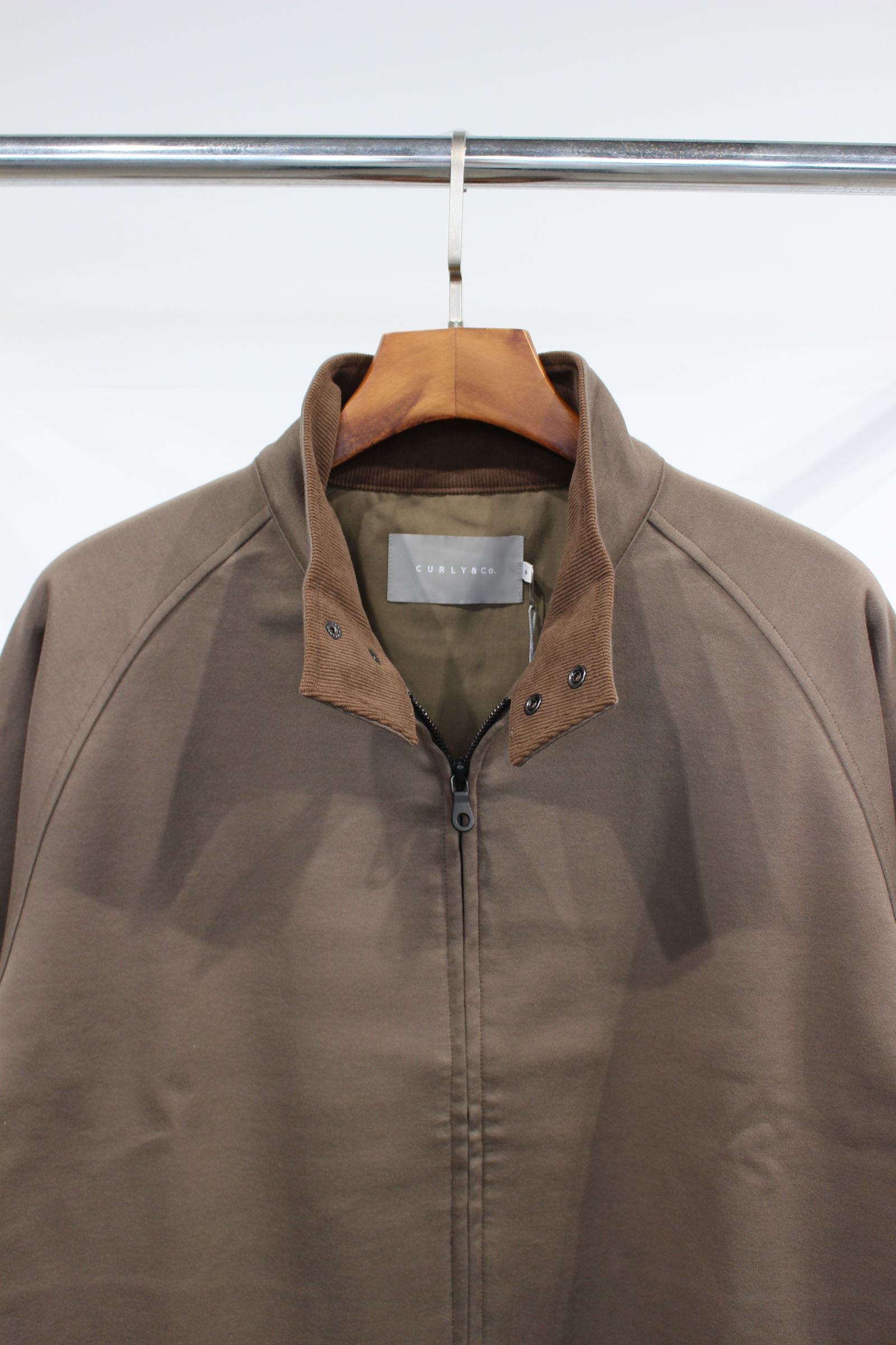 RELAXIN HARRINGTON JACKET -solid-/MOCHA