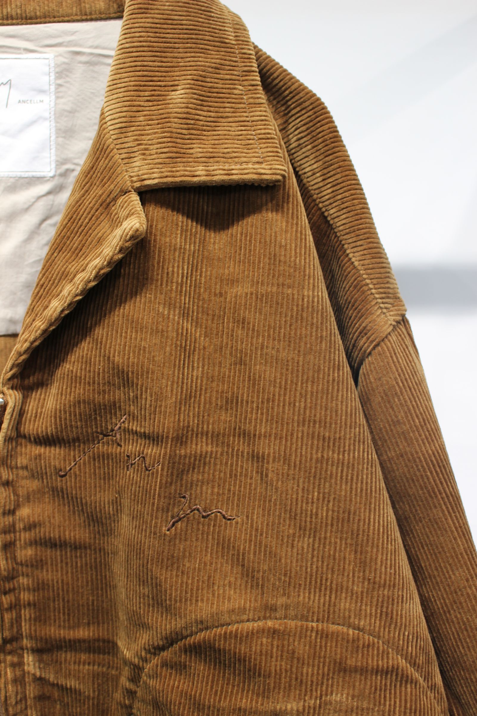 [ラスト1点] CORDUROY ZIPUP JACKET | CAMEL | コーデュロイジャケット