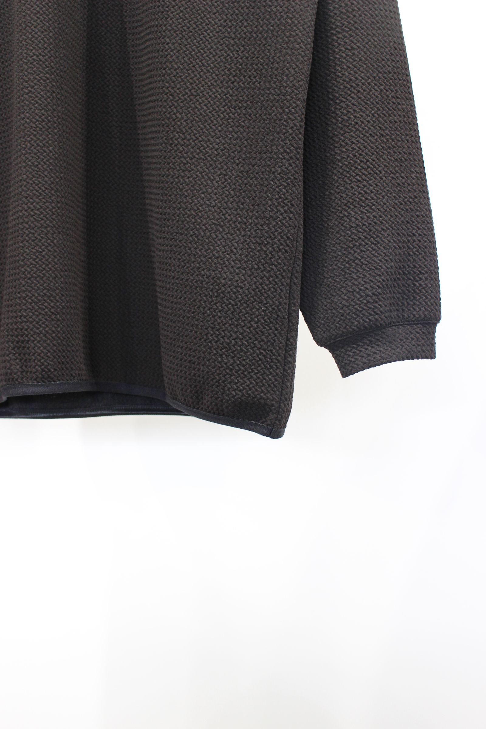 SOFT RIPPLE JERSEY L/S TEE | BLACK | カットソー