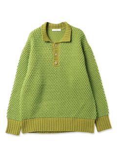 POPCORN SKIPPER KNIT/ニット/グリーン