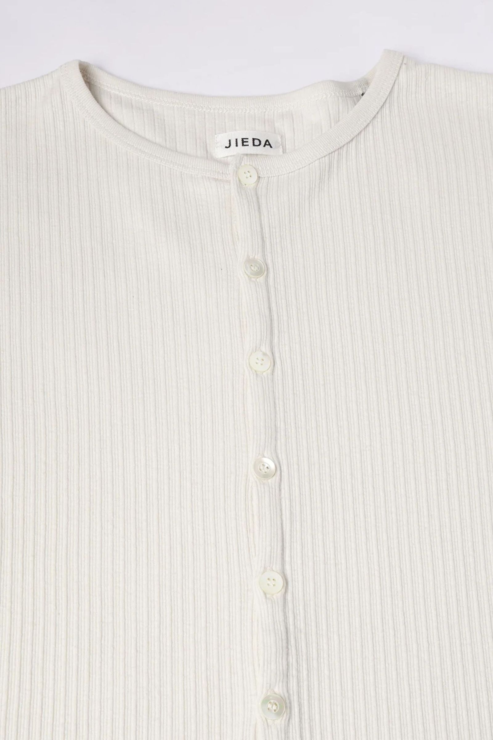 VINTAGE LIGHT RIB HENRY NECK L/S | OFF WHITE | カットソー