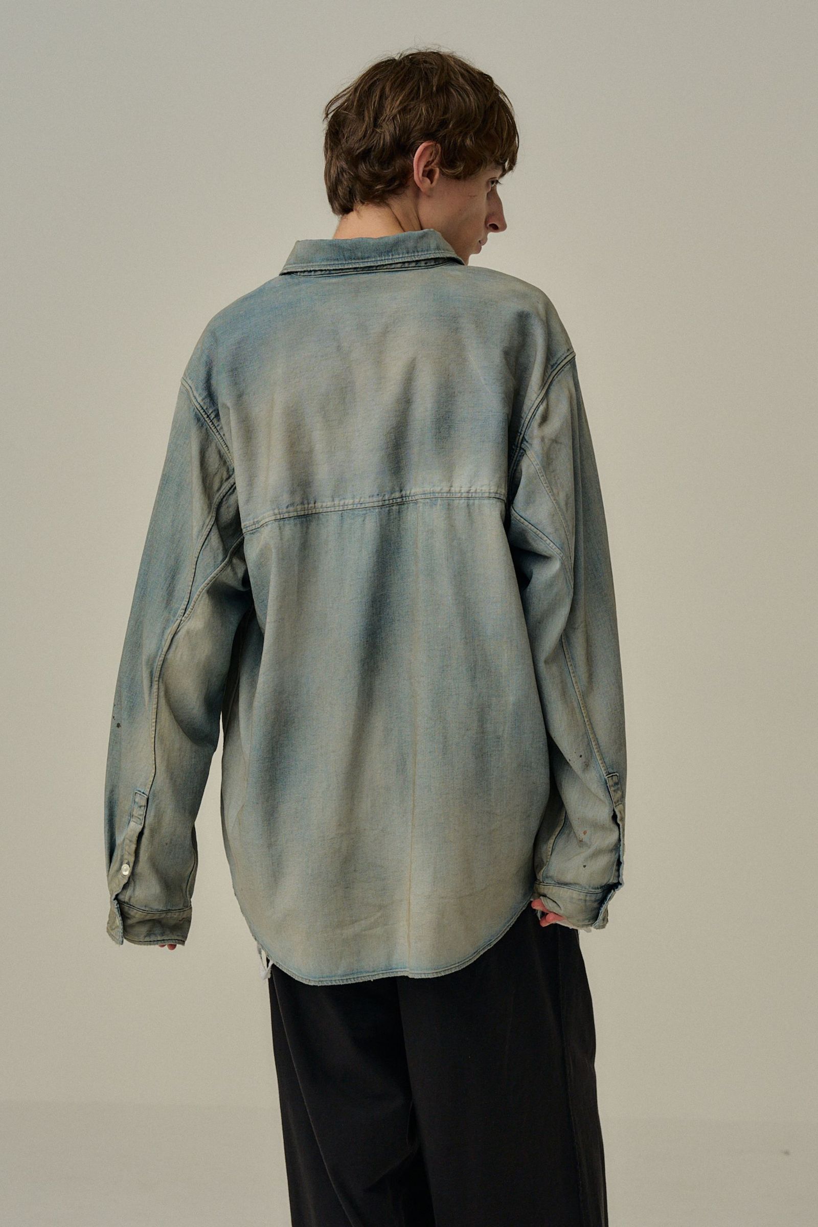 [ラスト1点] DENIM DRESS SHIRT | INDIGO | デニムシャツ