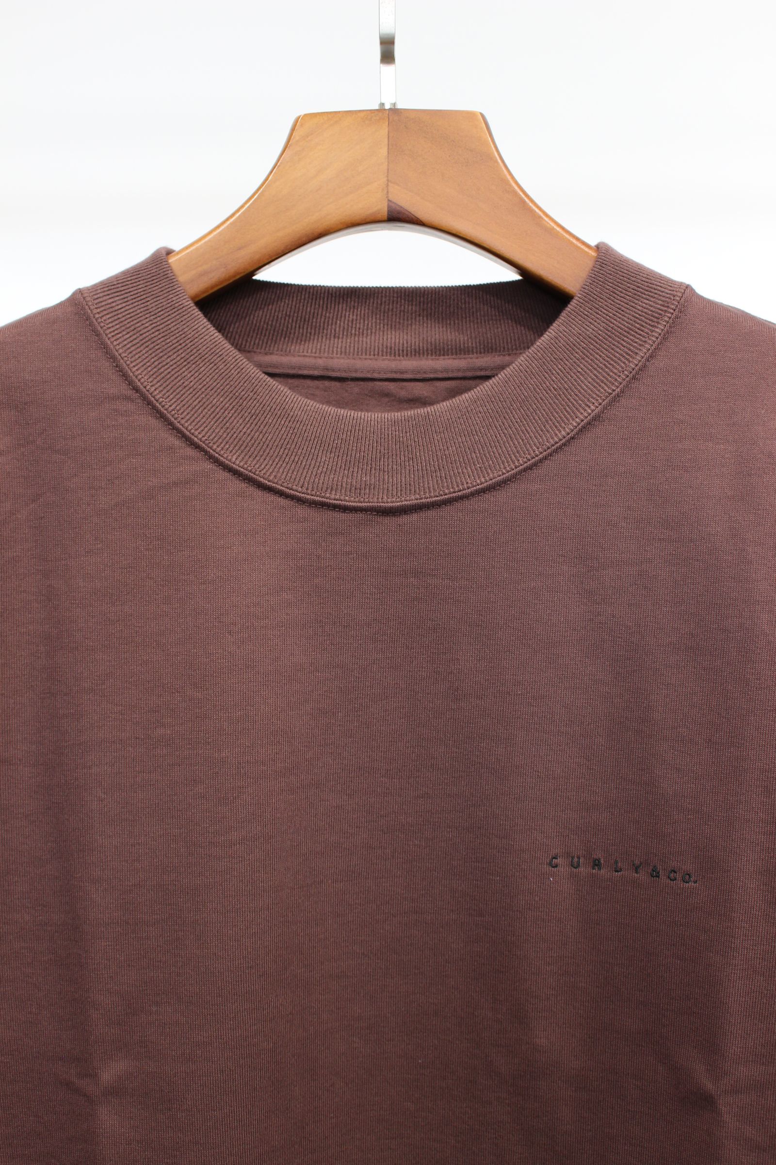 HEAVY PLATING L/S TEE | BROWN | カットソー