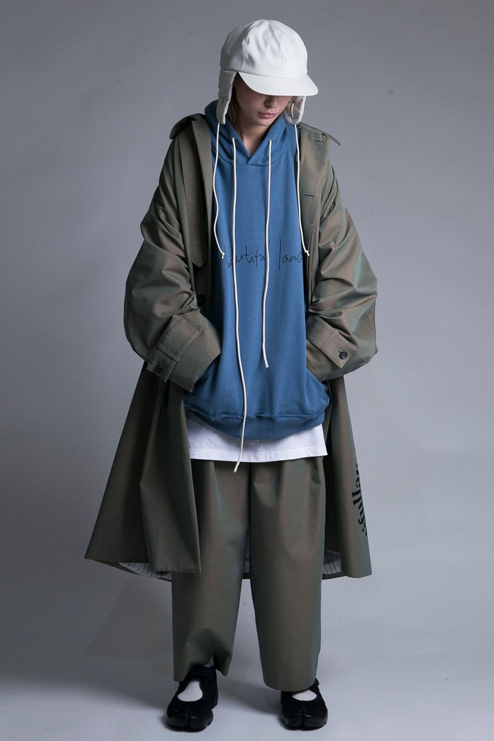 URAKE SWEAT HOODIE/BLUE