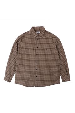ORIGINAL CHECK L/S WORK SHHIRS | BROWN | チェックシャツ