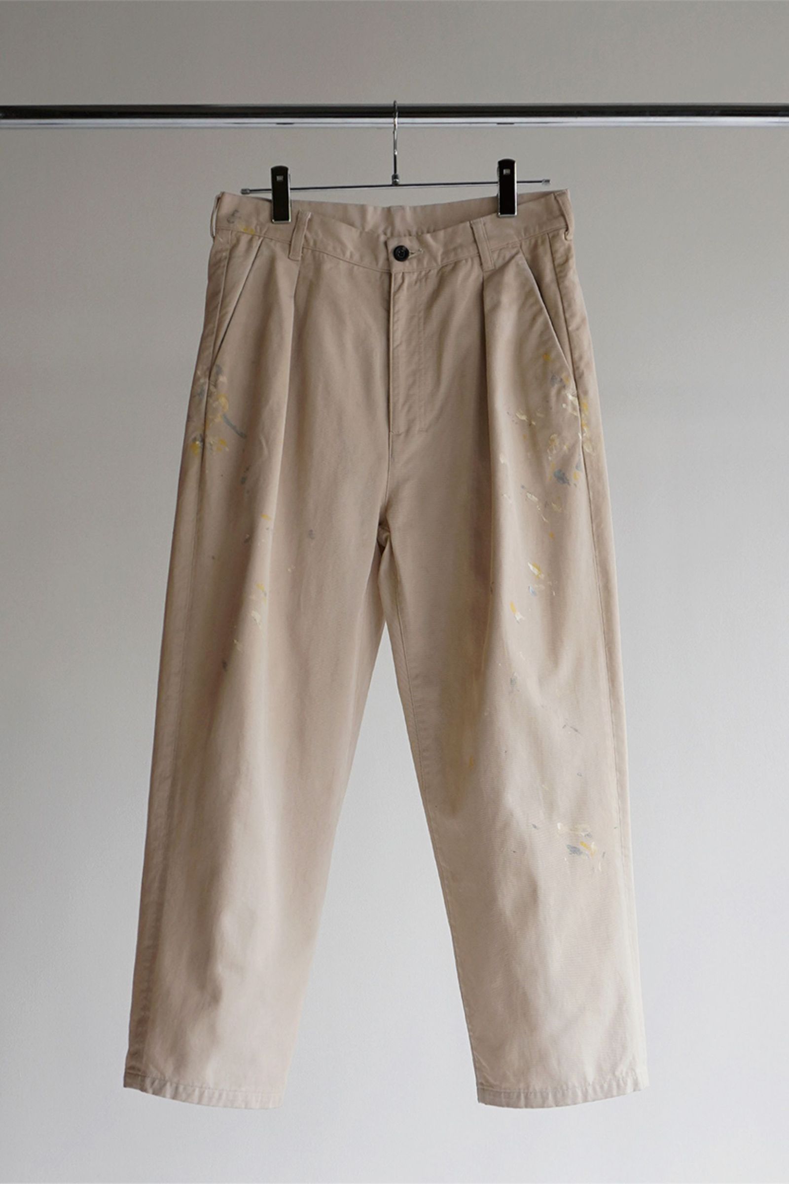 ANCELLM - PAINT CHINO TROUSERS/BEIGE | NapsNote