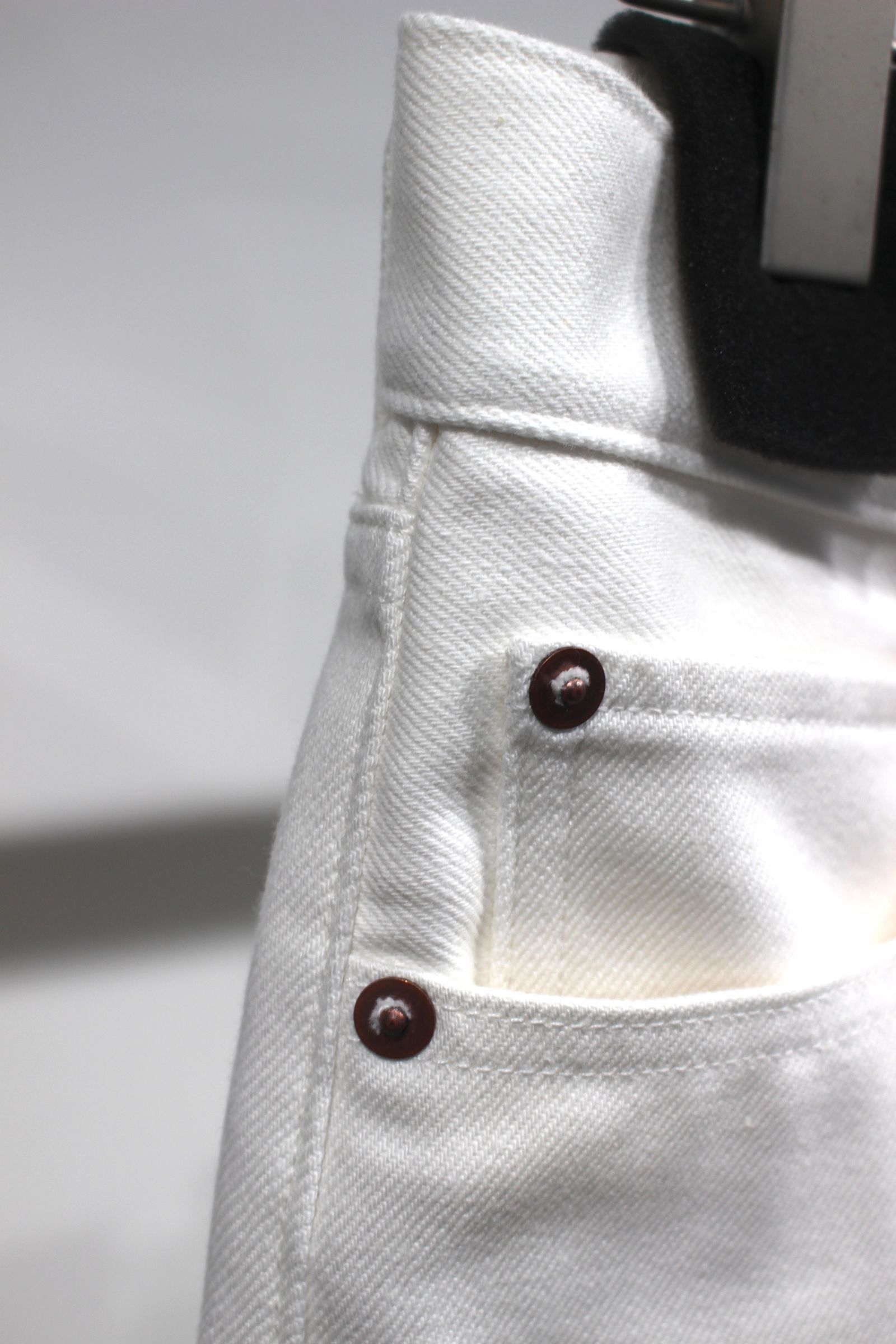 40'S MIL BAGGY ZIPPED SHUTTLE DENIM TROUSERS/デニムパンツ
