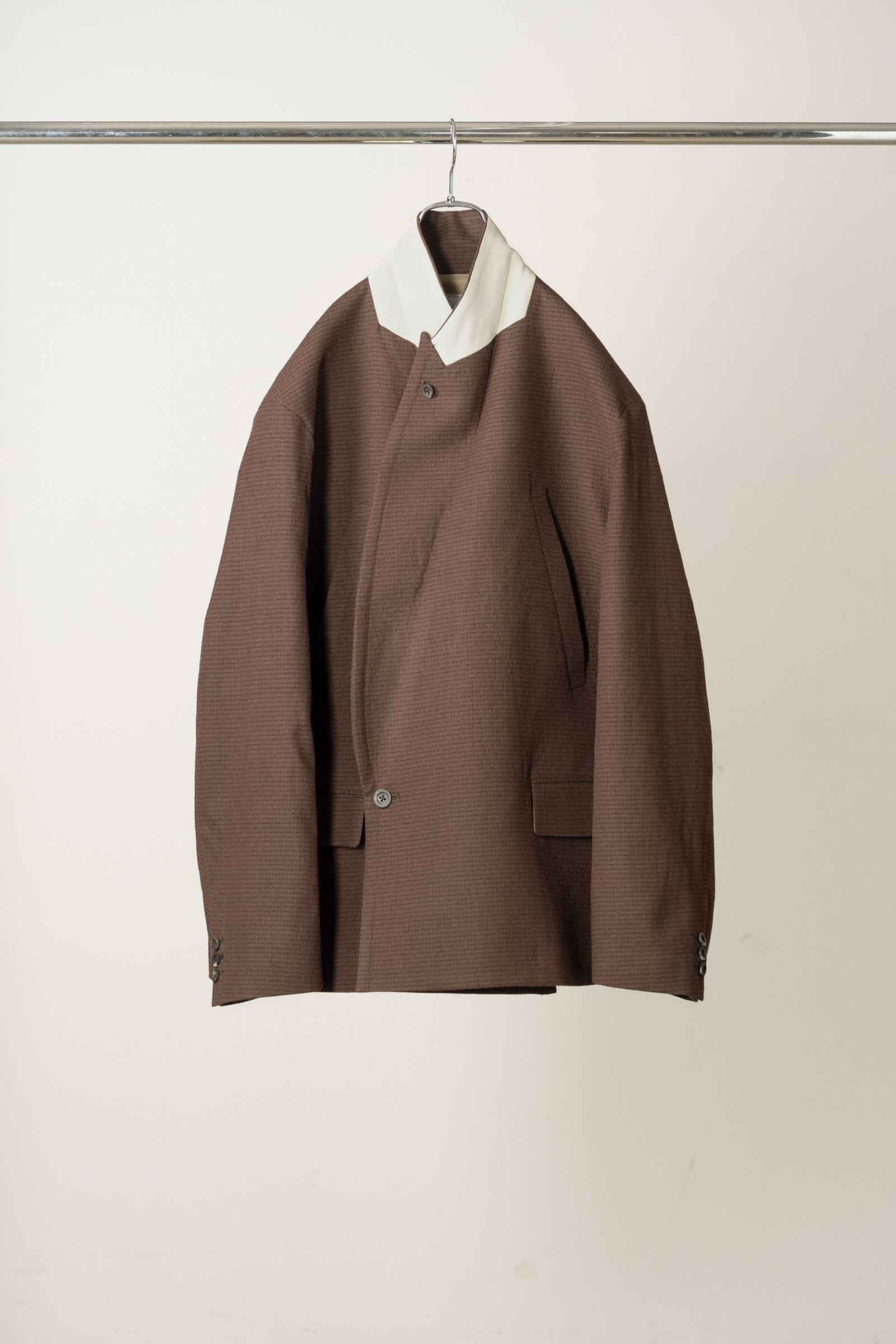 DOUBLE TAILORED JACKET | WOOL BELTED WIDE SLACKS | GRAPH CHECK | セットアップ