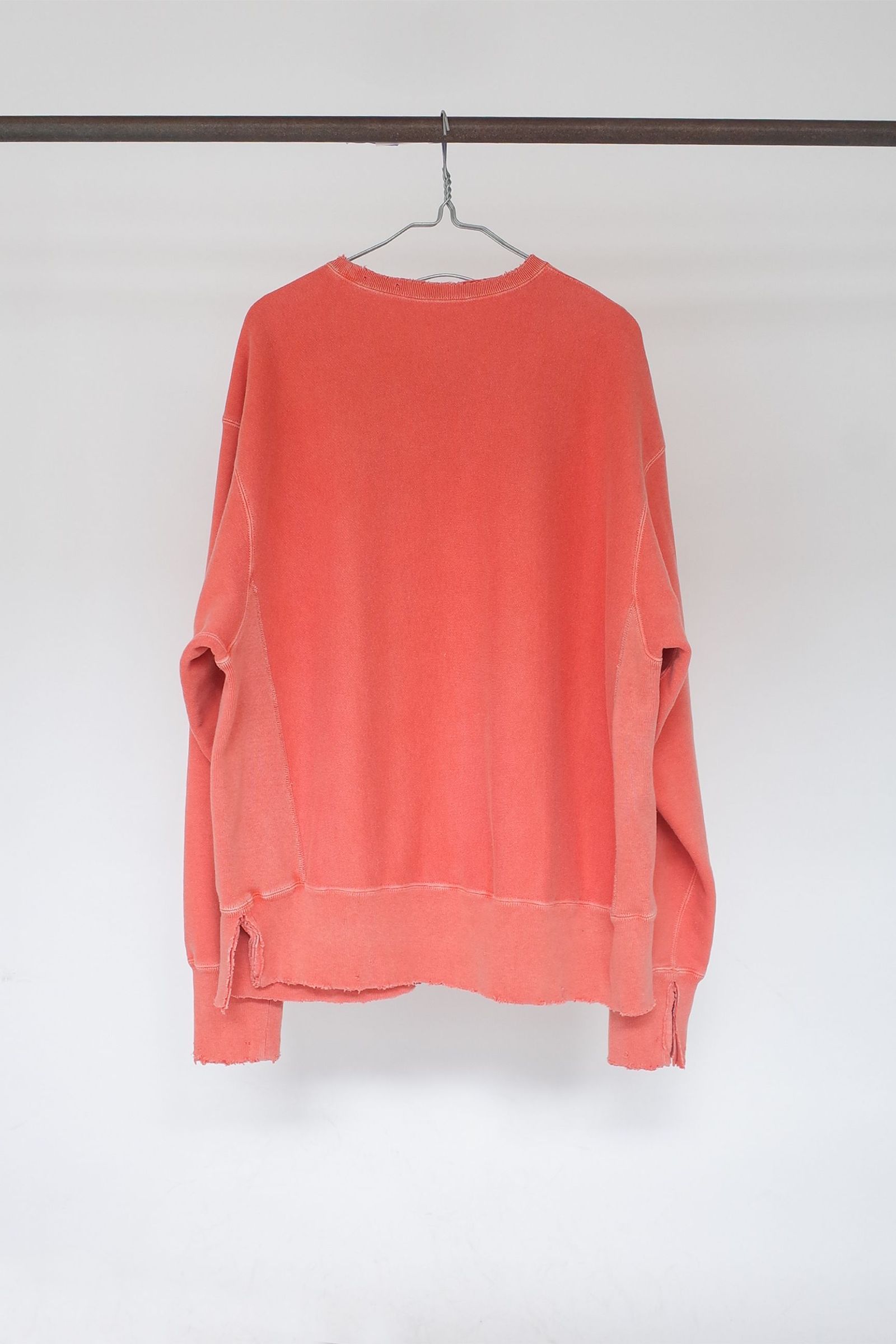 ANCELLM - DAMAGE SWEAT SHIRT/RED | NapsNote