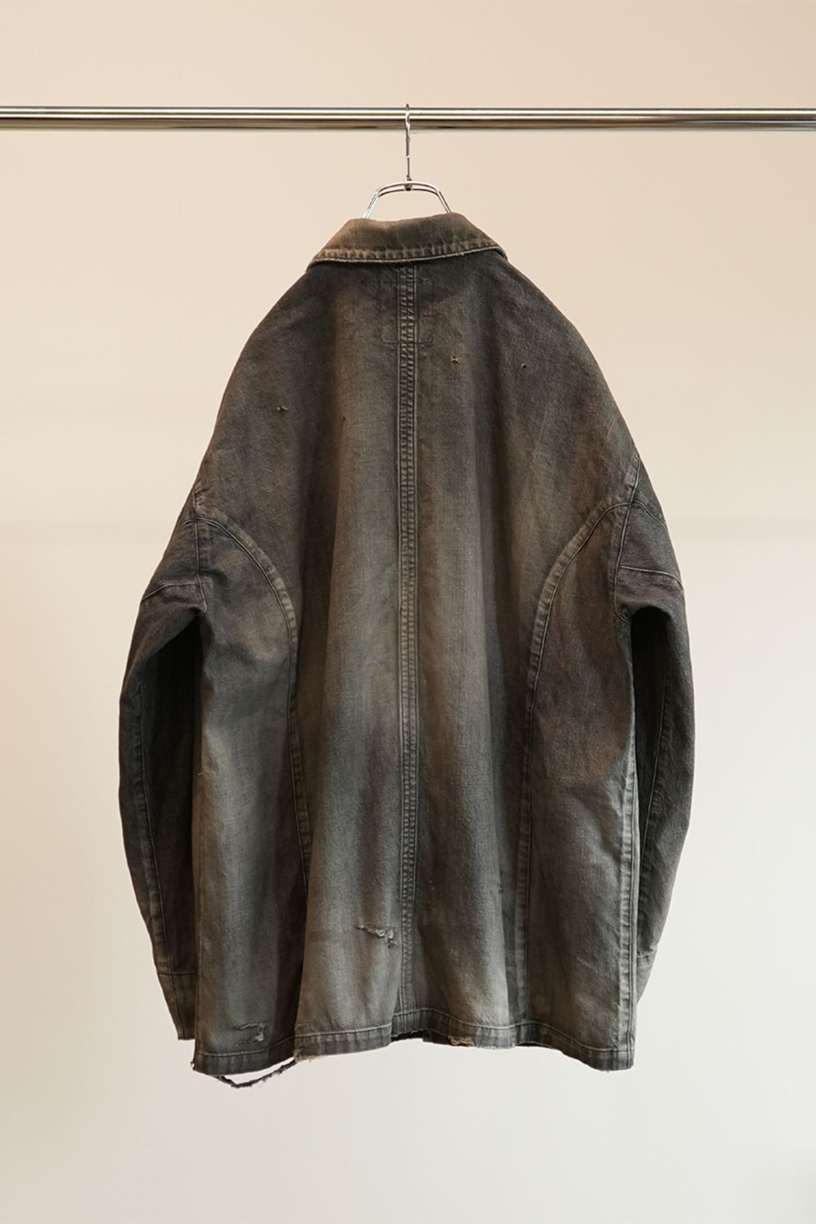 ANCELLM - DENIM COVERALL | BLACK | カバーオール | NapsNote