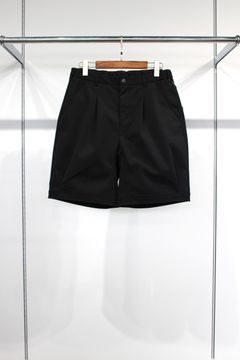 TEXBRID® HEM TUCK SHORTS | BLACK | ショートパンツ