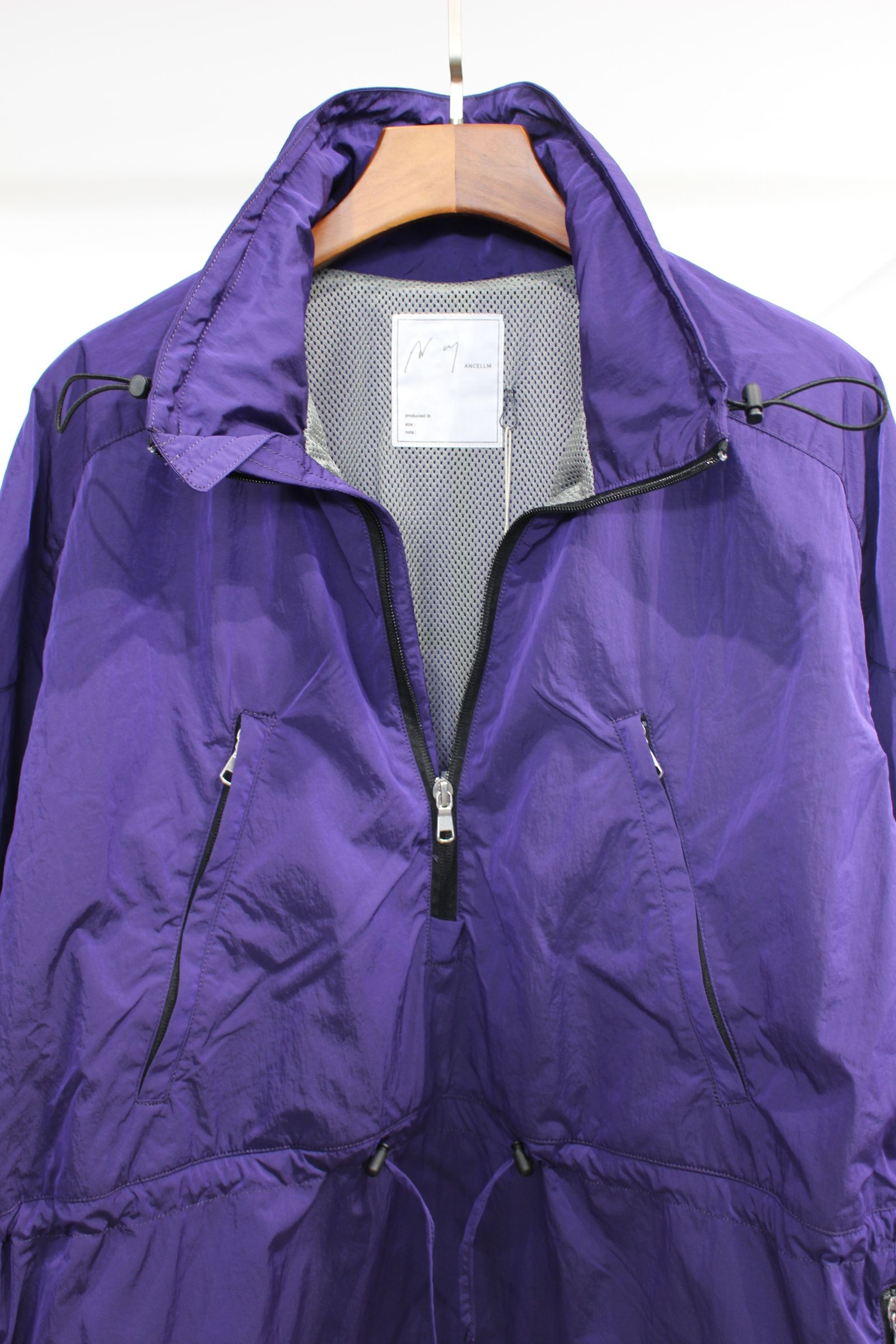 NYLON PULLOVER JACKET | PURPLE | ナイロンジャケット