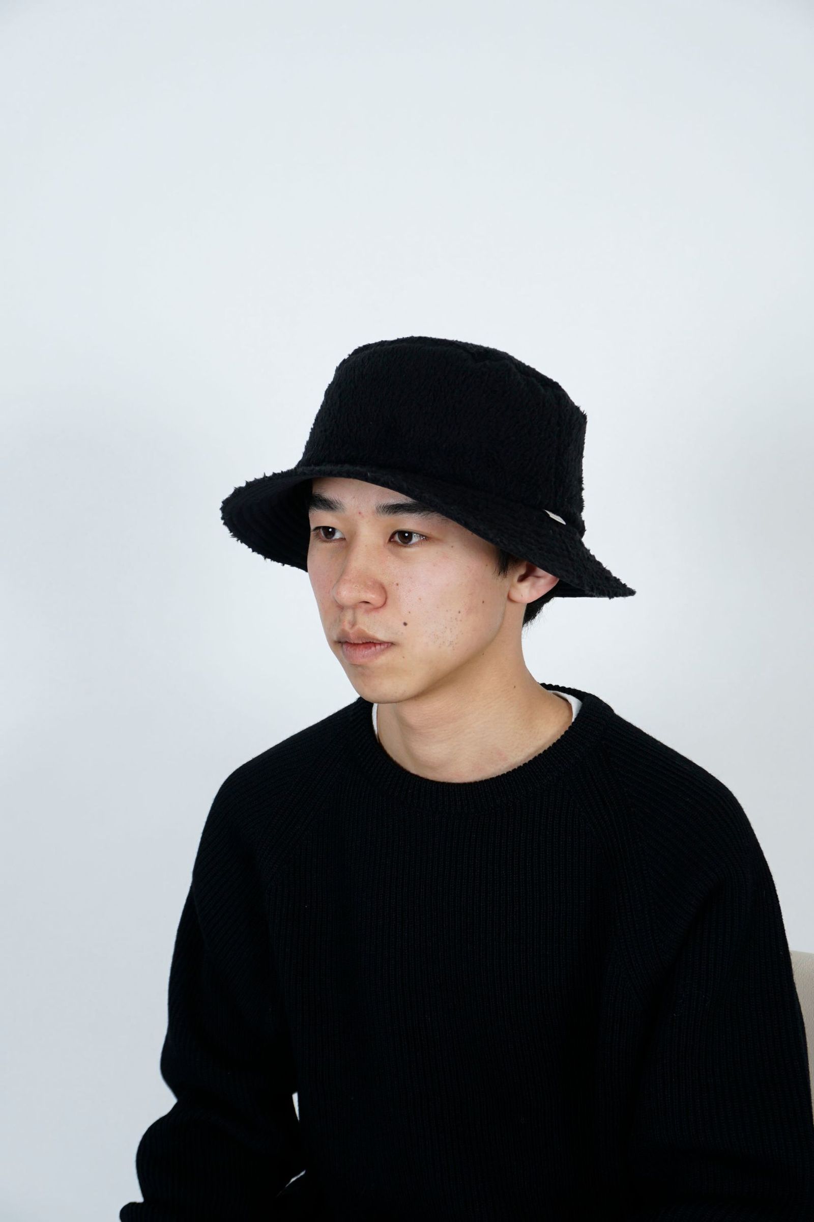 REVERSIBLE BUCKET HAT | BLACK | ハット