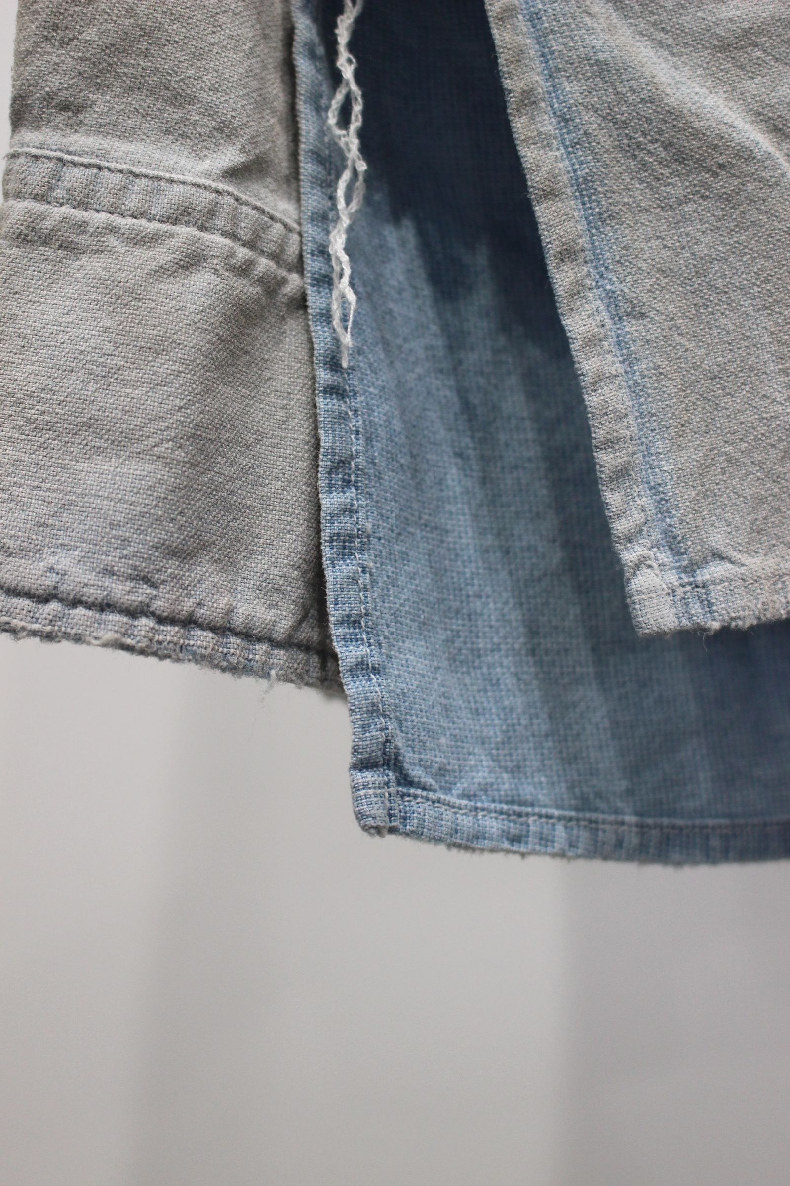 BRUSHSTROKE AGING SHIRT | INDIGO | シャツ