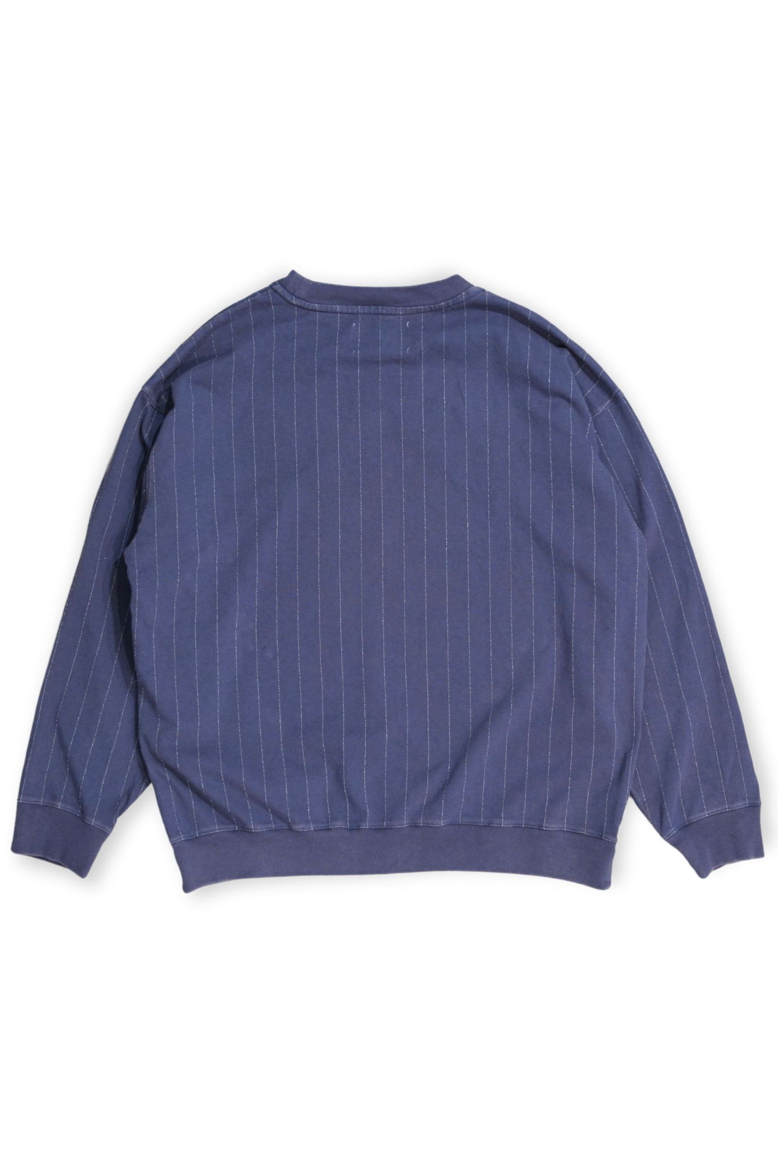 QUILTING STITCH OPEN END JERSEY Rib Gusset L/S T-Shirt | NAVY | カットソー