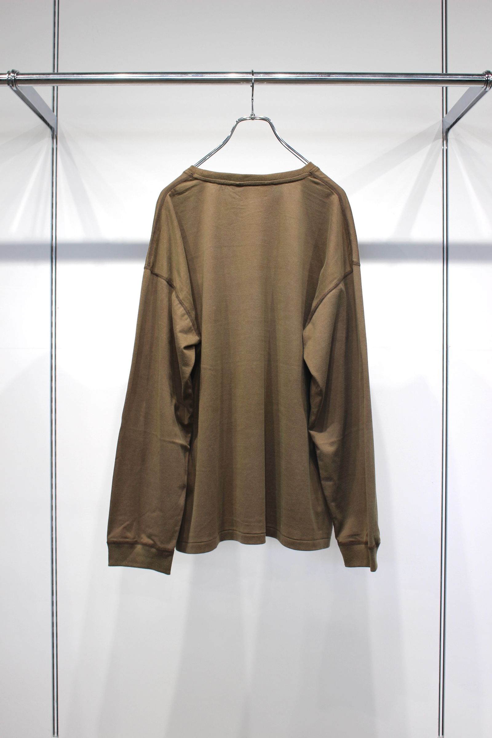 UNEVENNESS type-U LS T-SHIRT | BROWN | カットソー