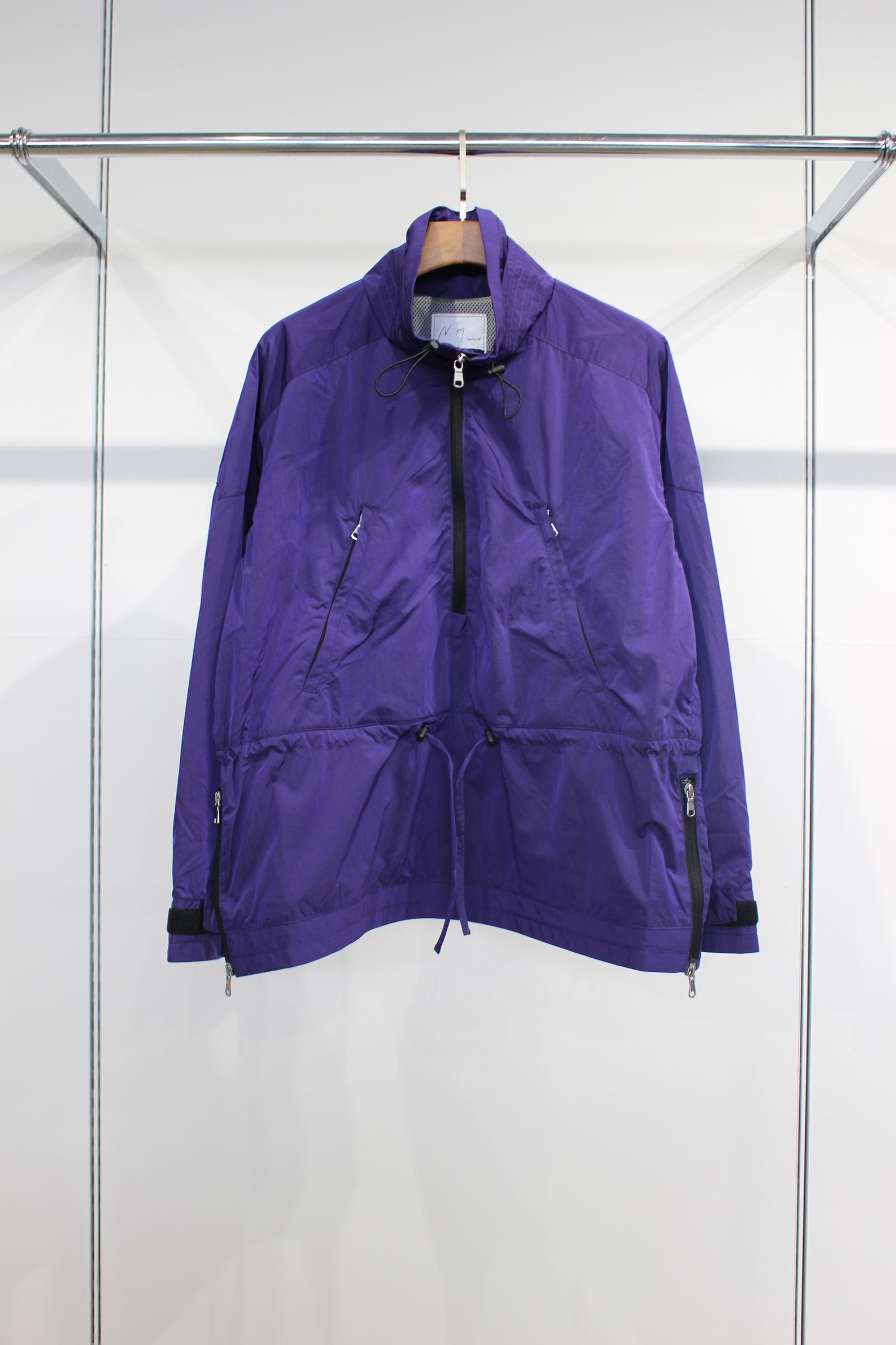 NYLON PULLOVER JACKET | PURPLE | ナイロンジャケット