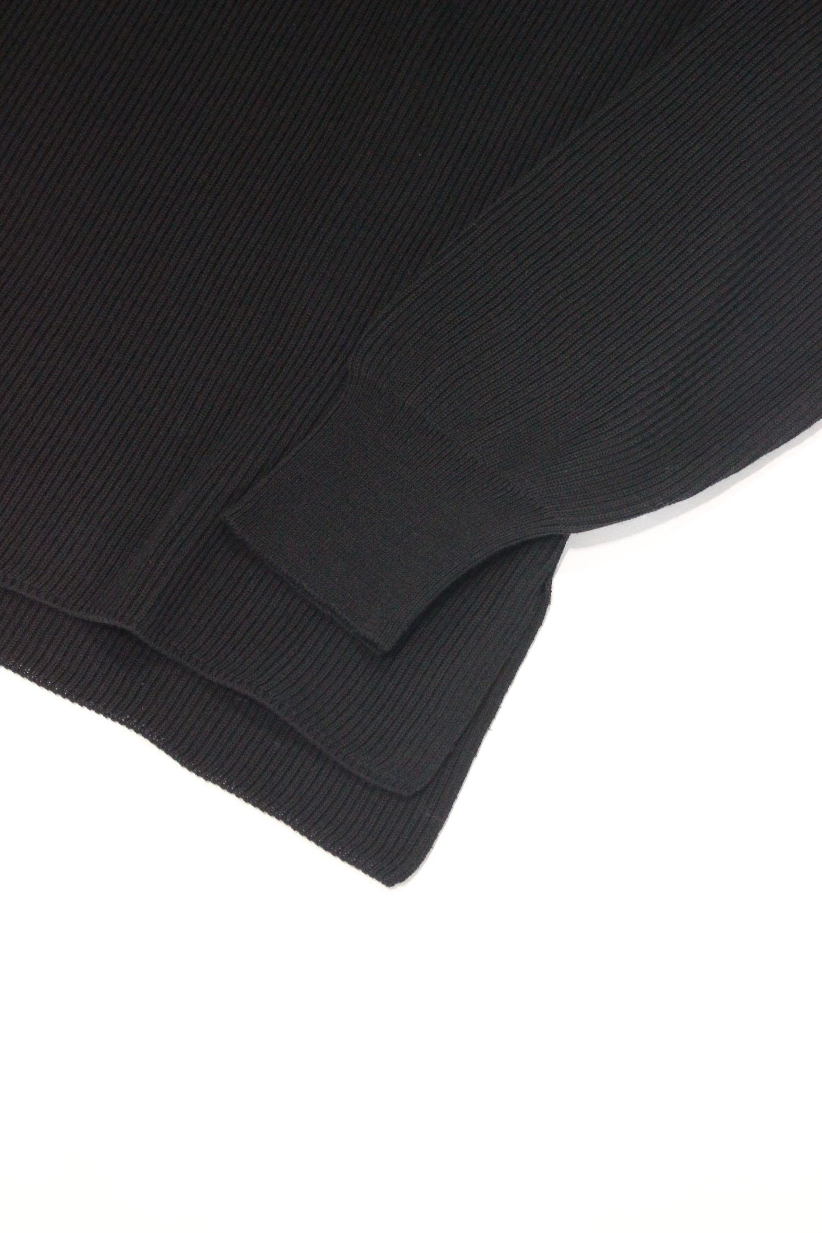 HARD TWISTED WOOL RIB CREW SWEATER/ウールリブニット
