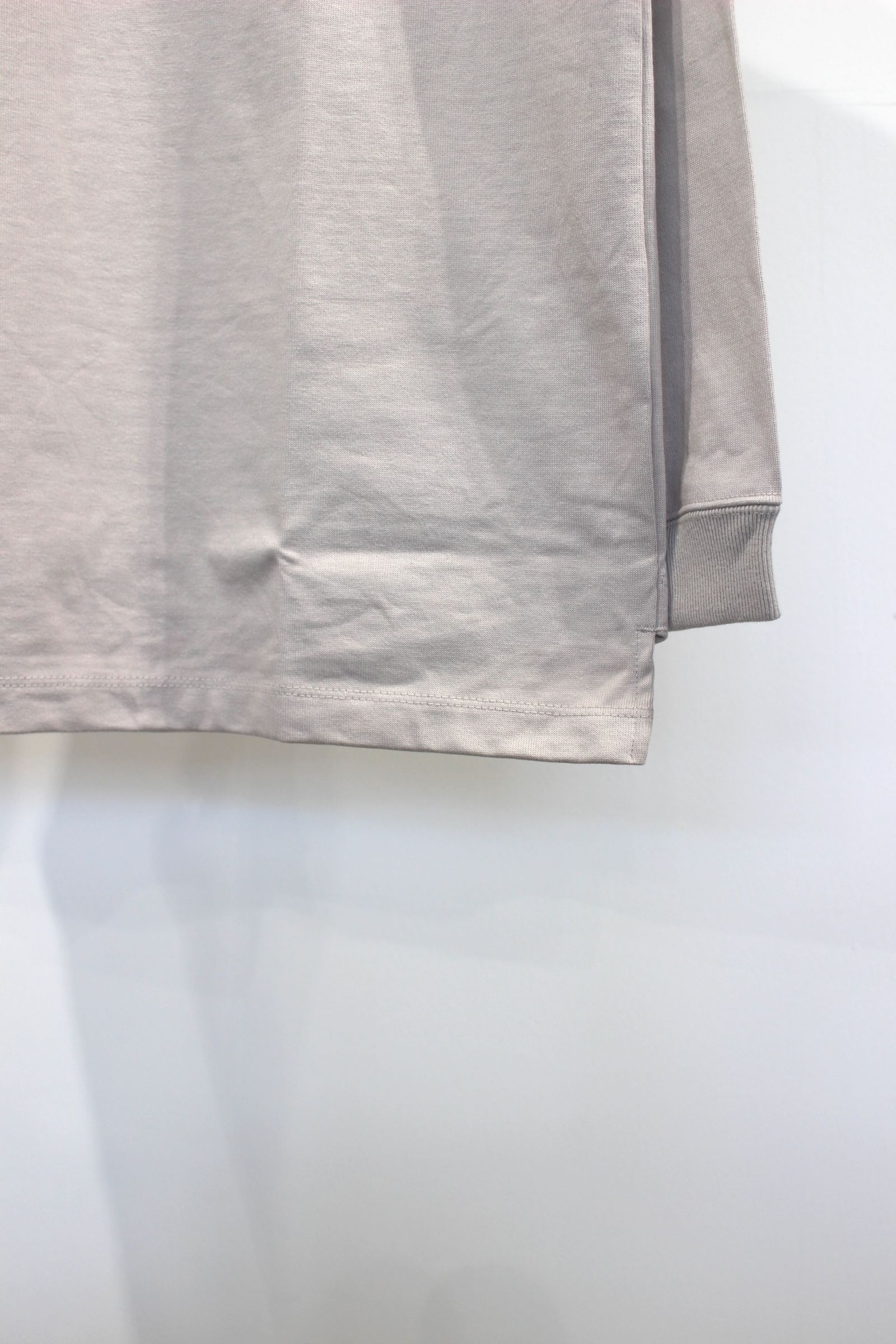 HEAVY PLATING L/S TEE | L.GRAY | カットソー