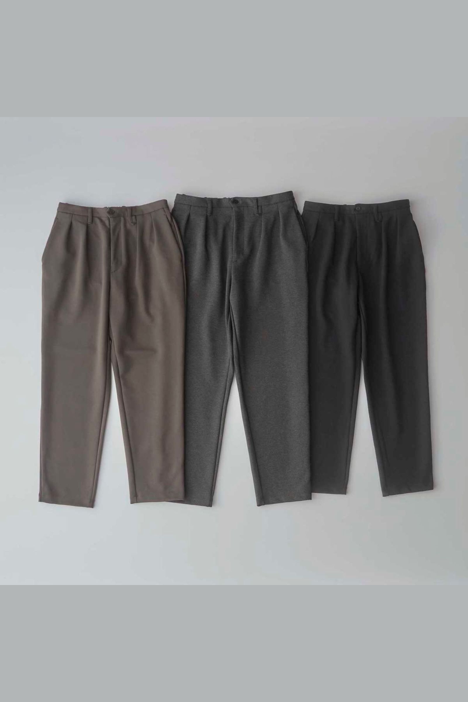 PONTE ROME CLASSIC TAPERED PANTS | WOOD | 2タックパンツ