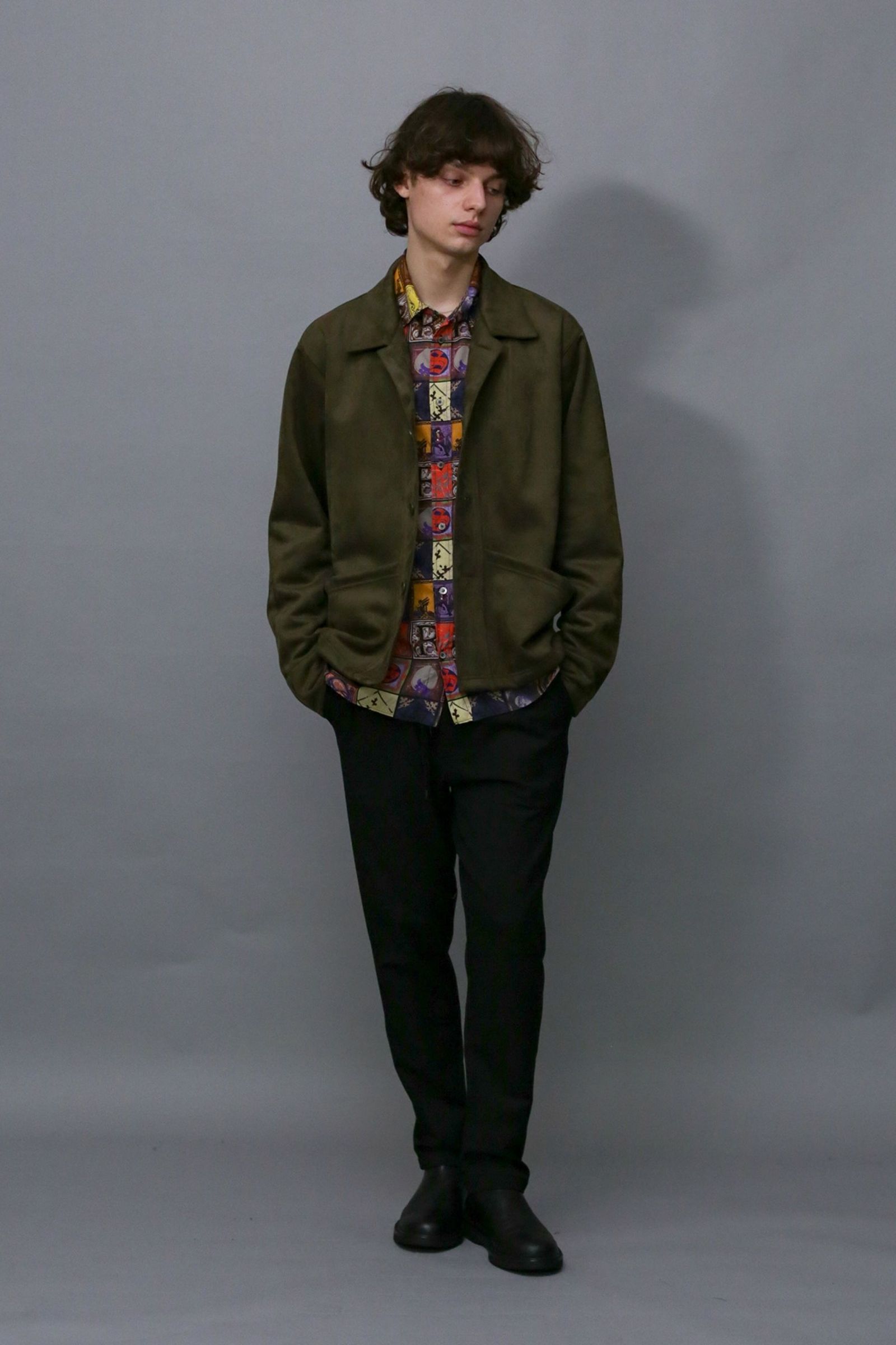TECH KNIT SUEDE JK/フェイクスウェード