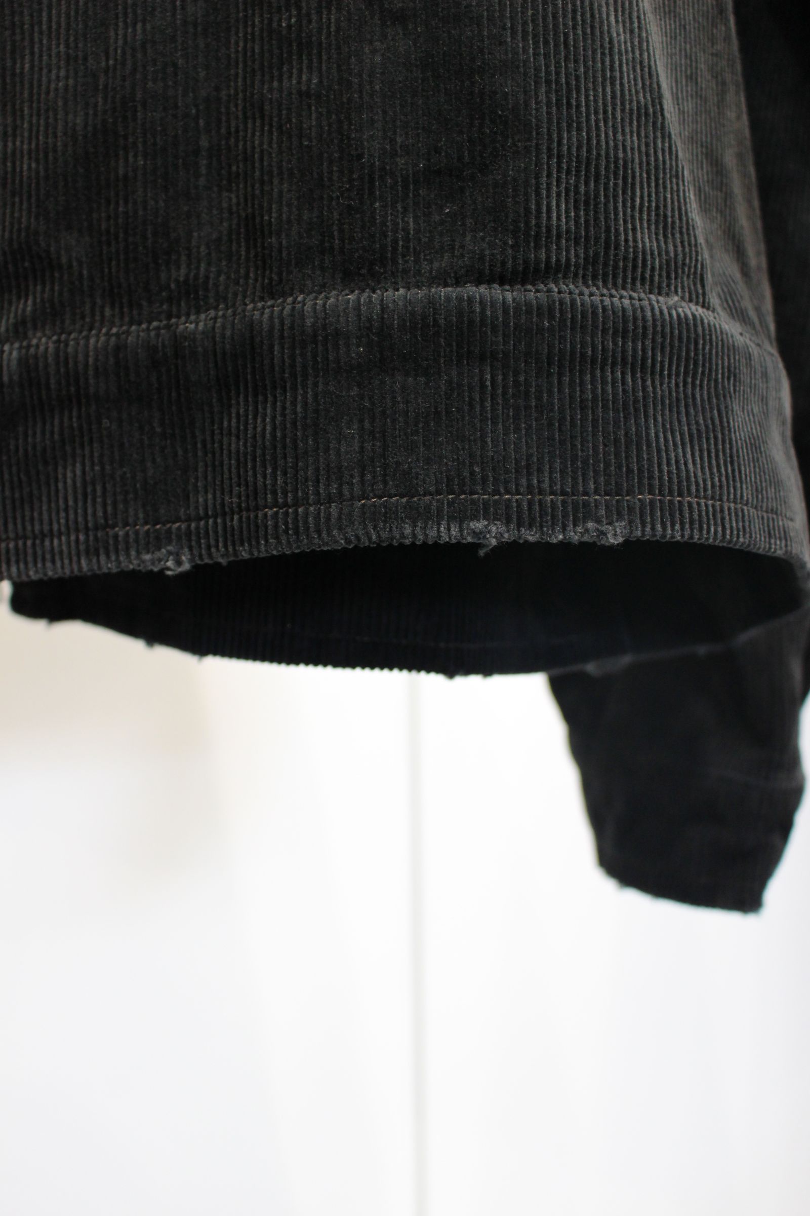 CORDUROY ZIPUP JACKET | BLACK | コーデュロイジャケット